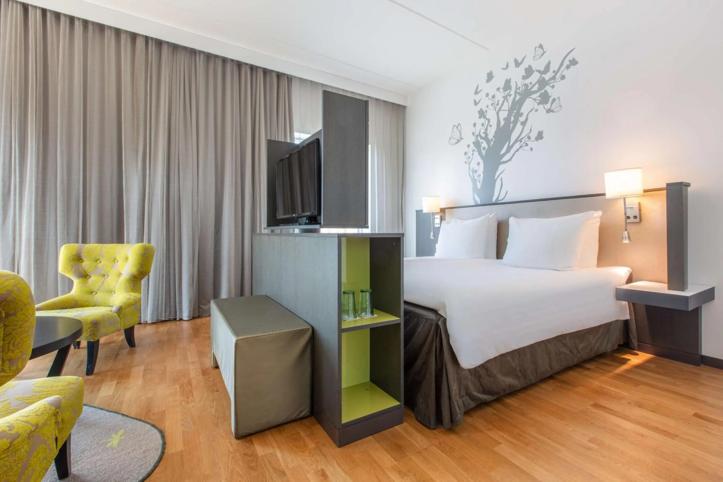 Bed in Radisson Blu Hotel Uppsala