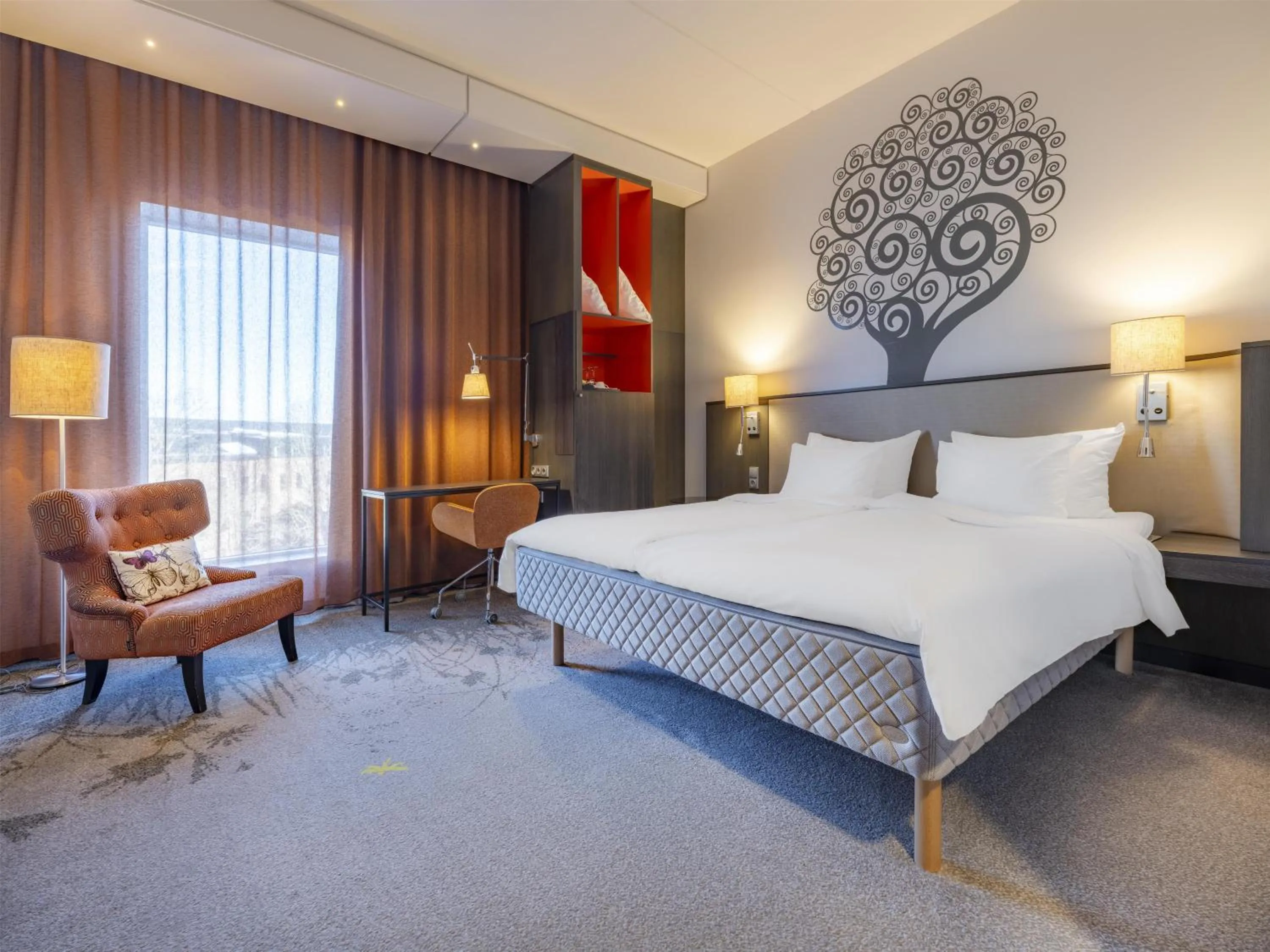 Bedroom, Bed in Radisson Blu Hotel Uppsala