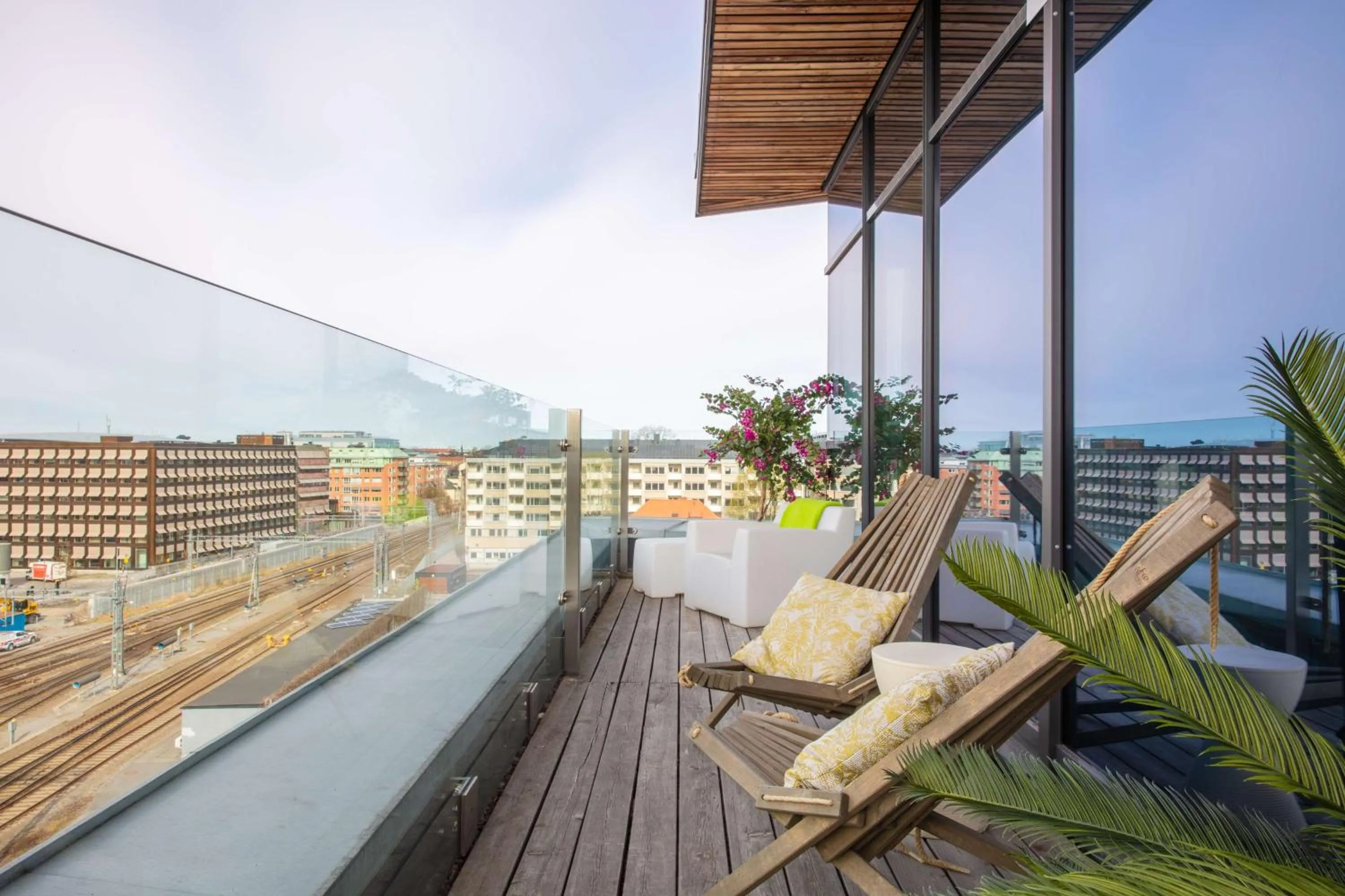 Balcony/Terrace in Radisson Blu Hotel Uppsala