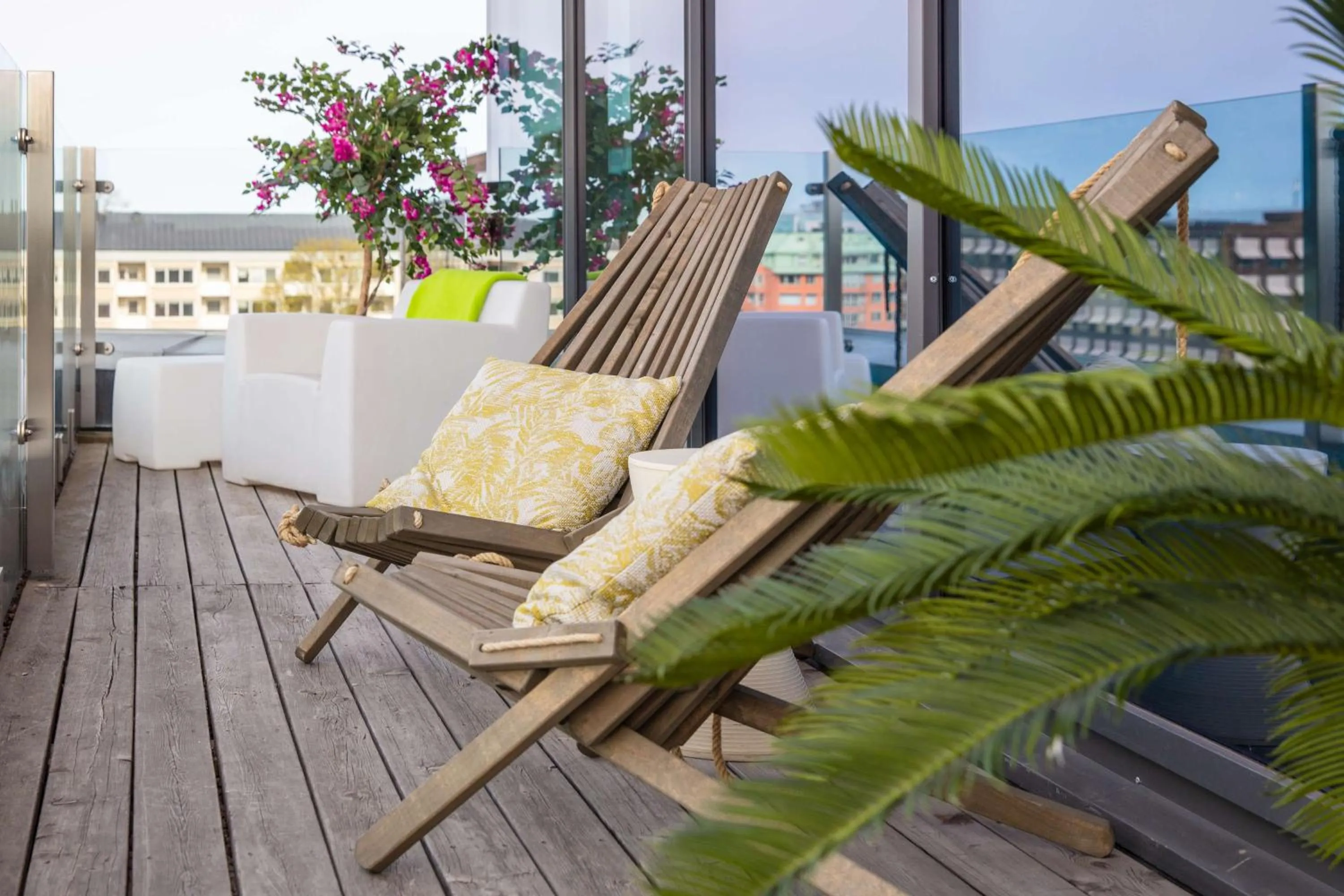 Patio in Radisson Blu Hotel Uppsala