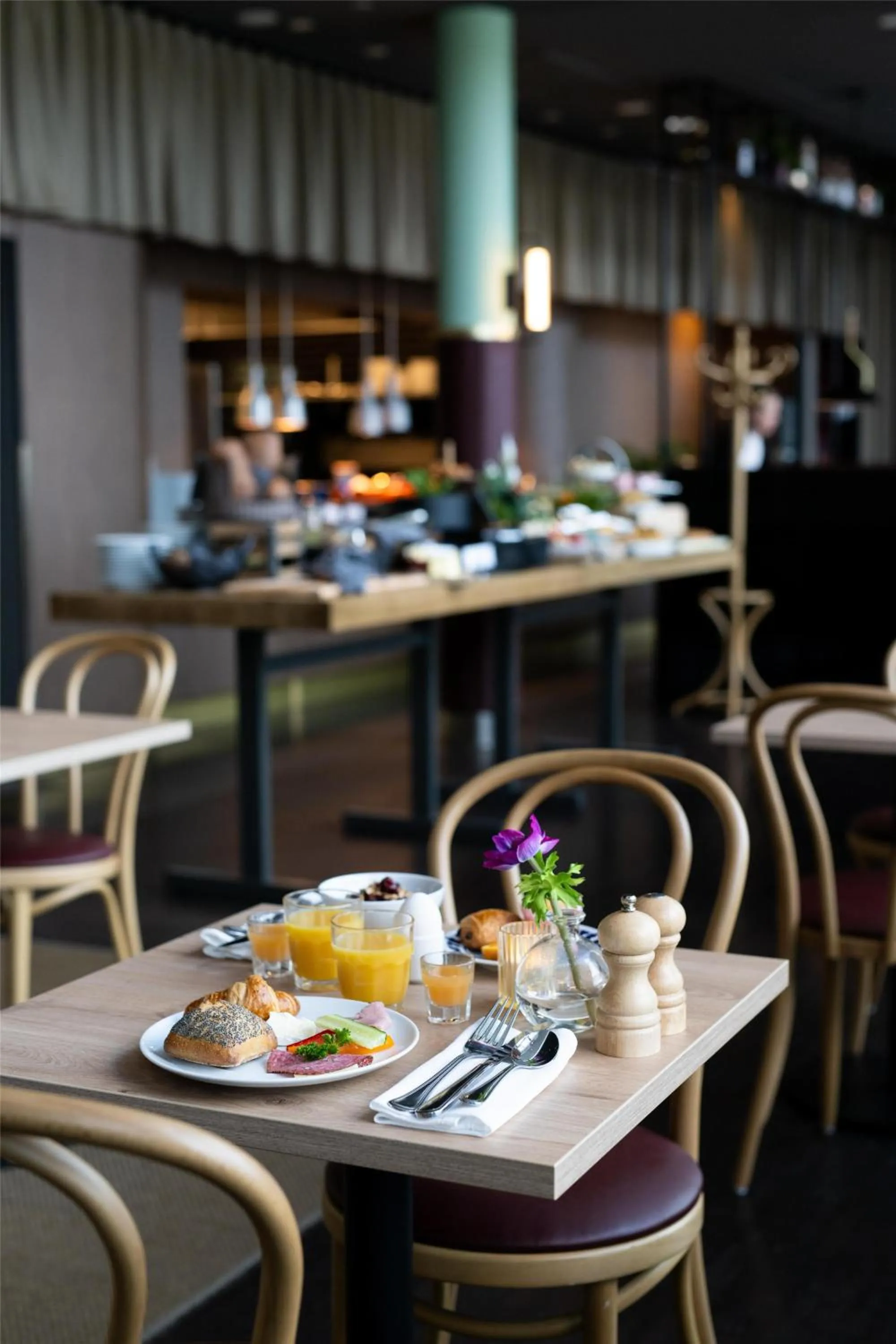 Breakfast in Radisson Blu Hotel Uppsala