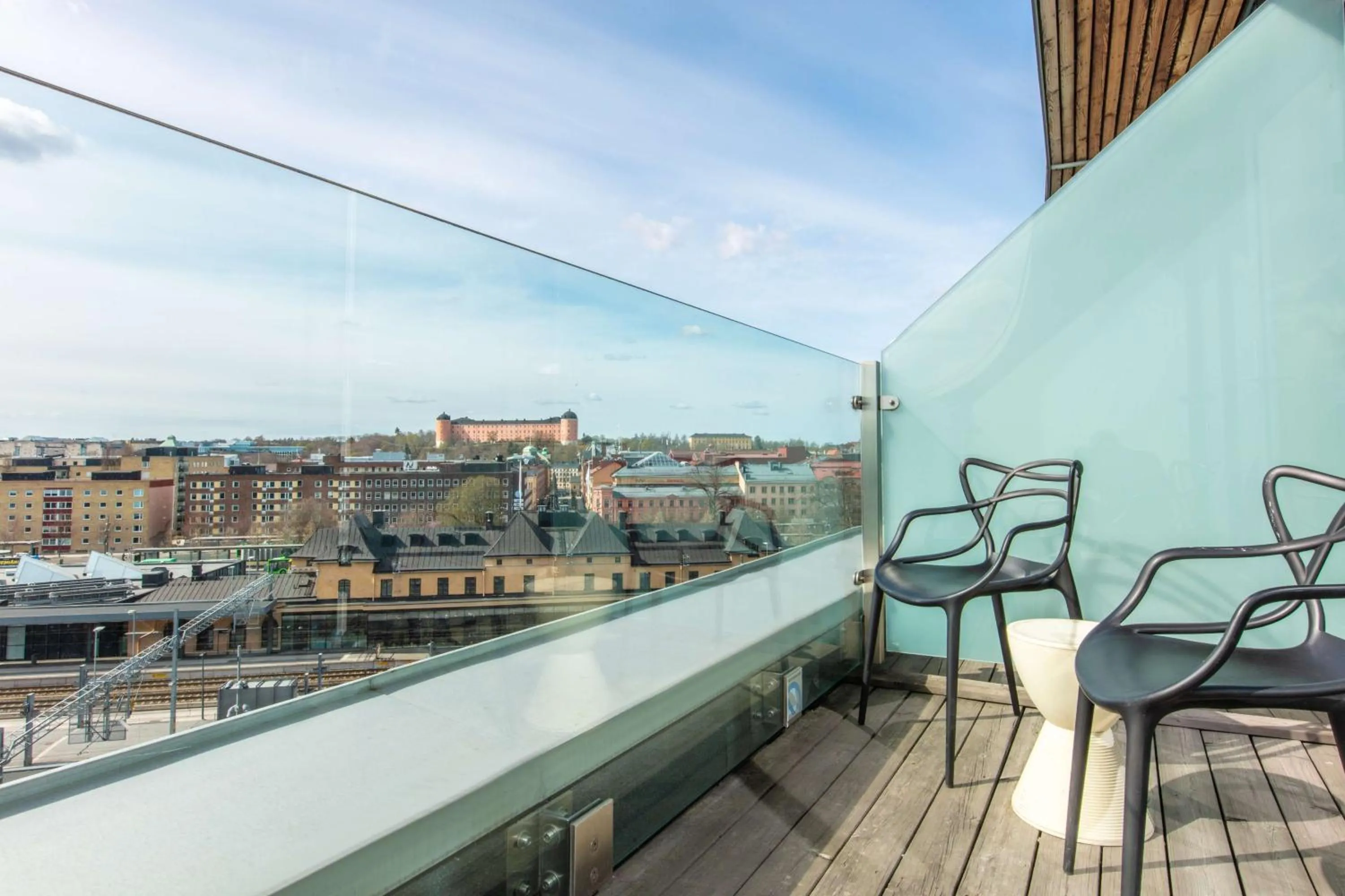Balcony/Terrace in Radisson Blu Hotel Uppsala