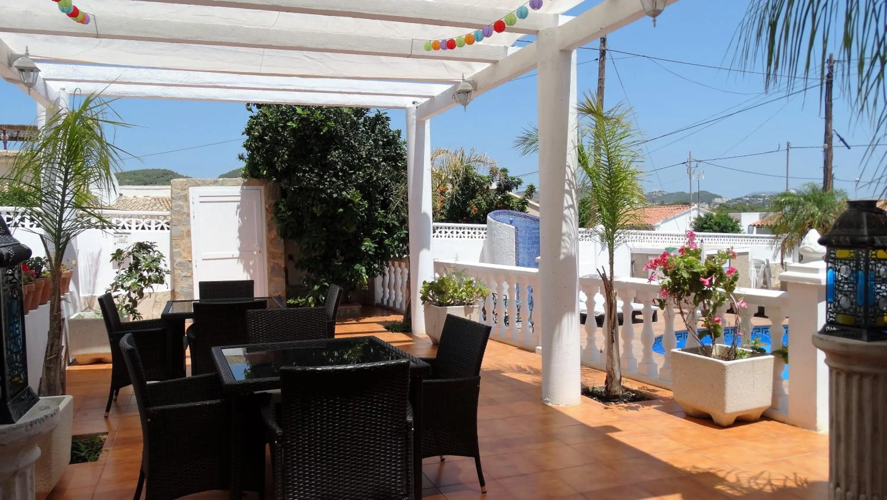 Garden in Hotel Casa Día y Noche