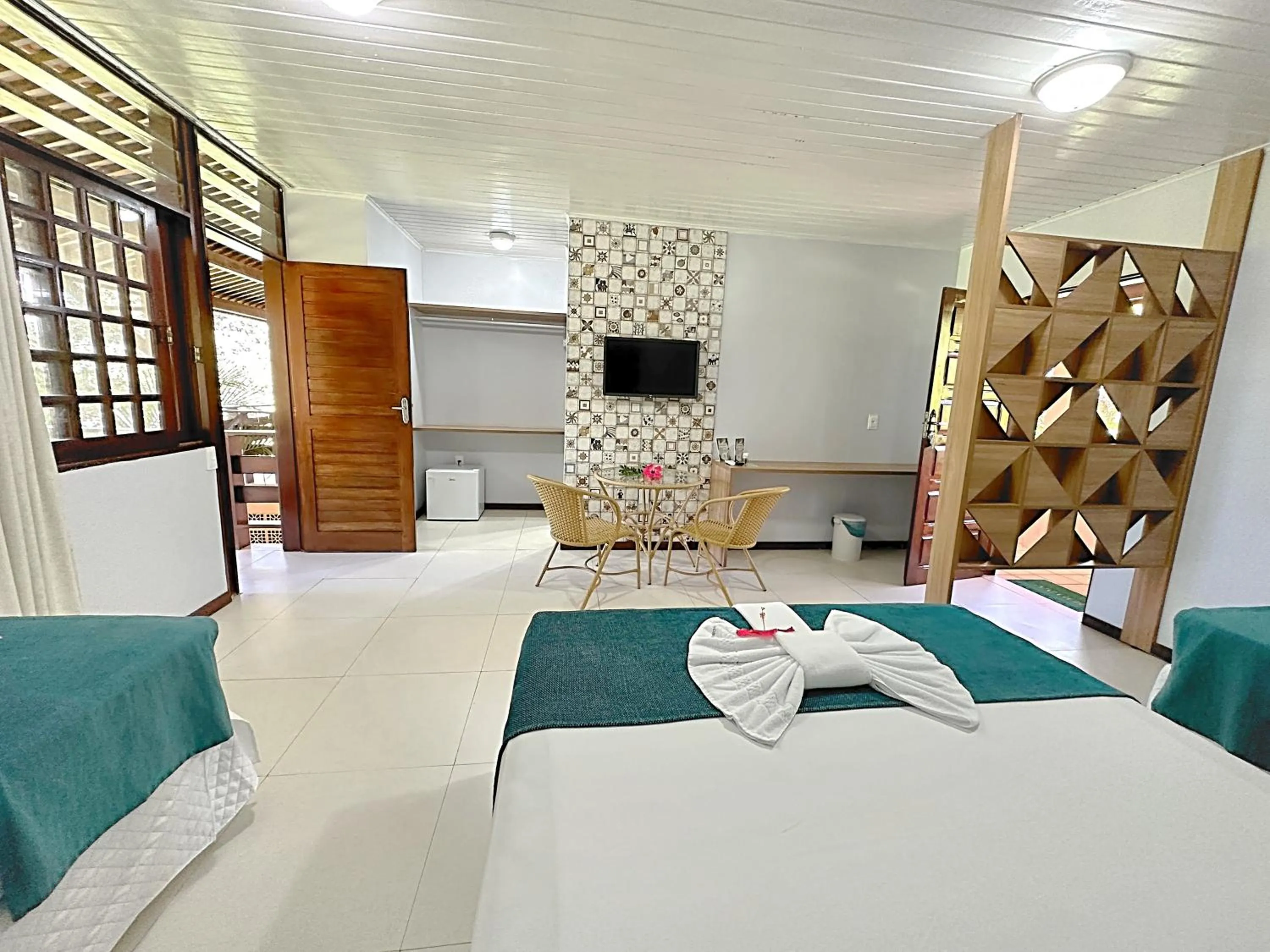 Area and facilities, Bed in Eco Pousada Paraíso dos Coqueirais