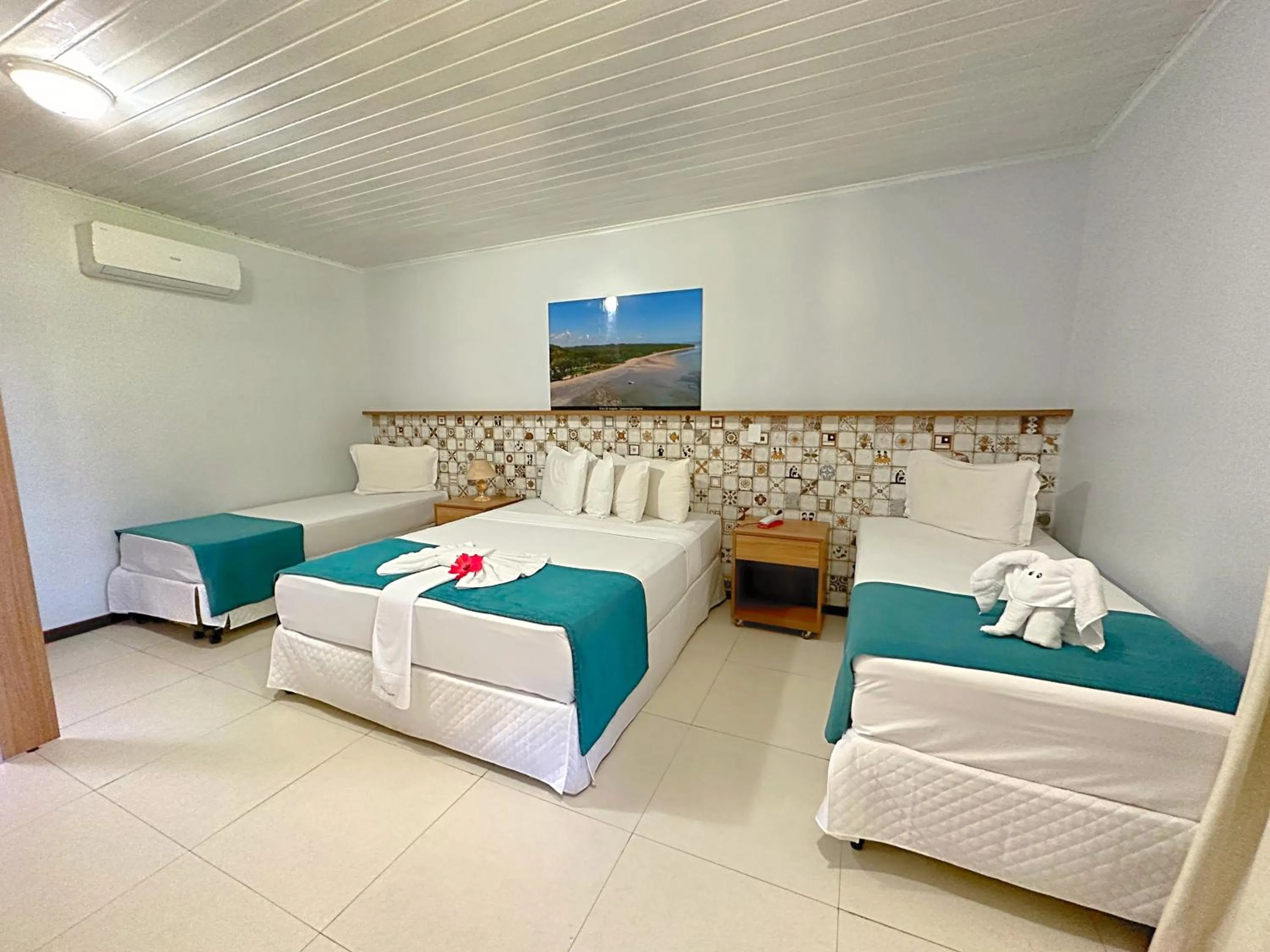 Area and facilities, Bed in Eco Pousada Paraíso dos Coqueirais