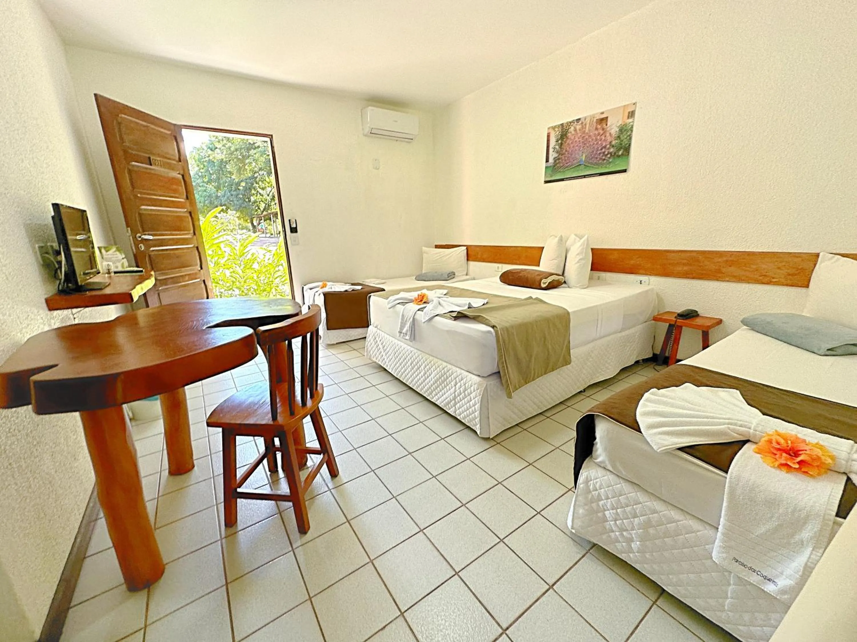 Area and facilities, Bed in Eco Pousada Paraíso dos Coqueirais