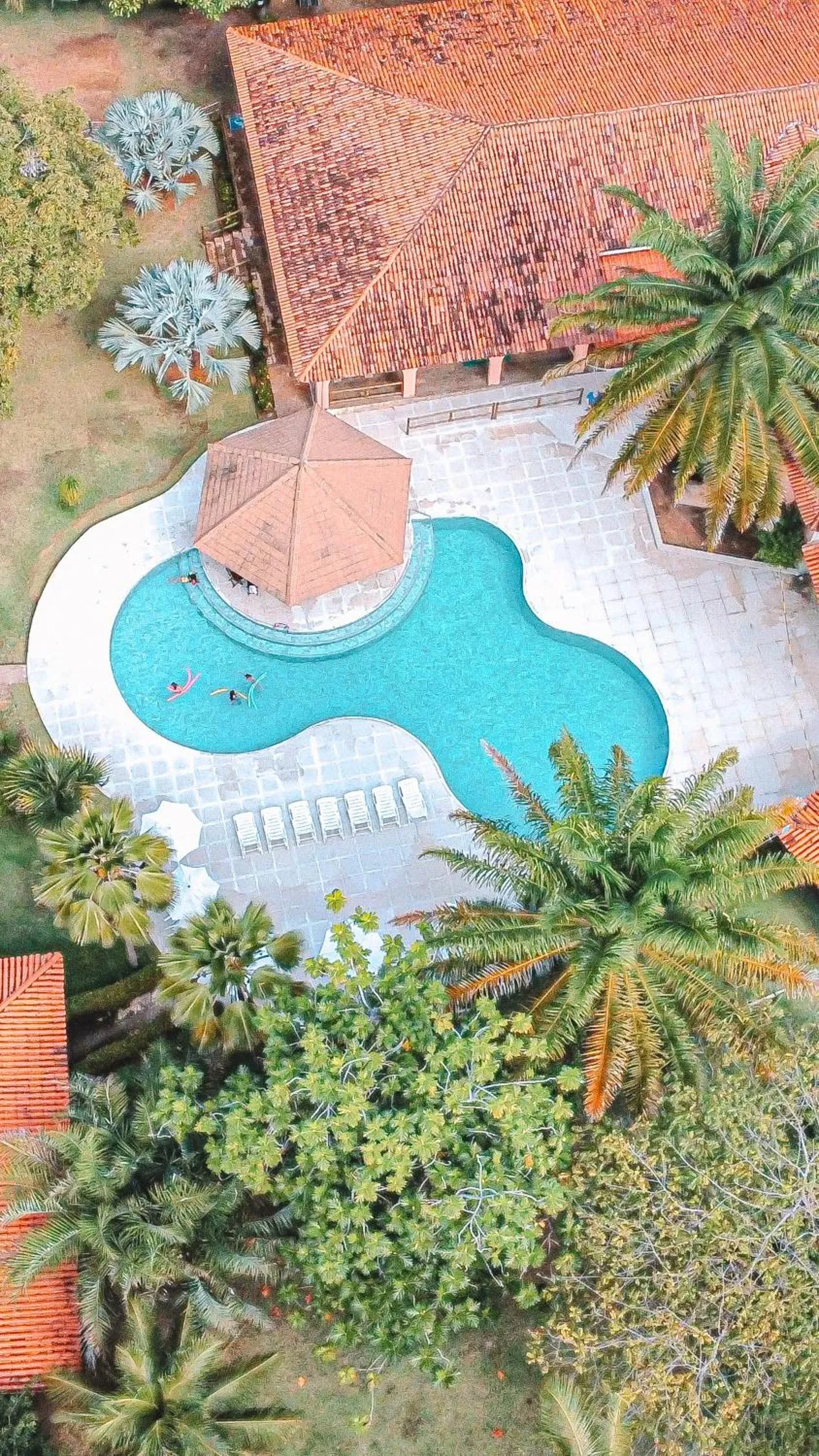 Swimming pool in Eco Pousada Paraíso dos Coqueirais