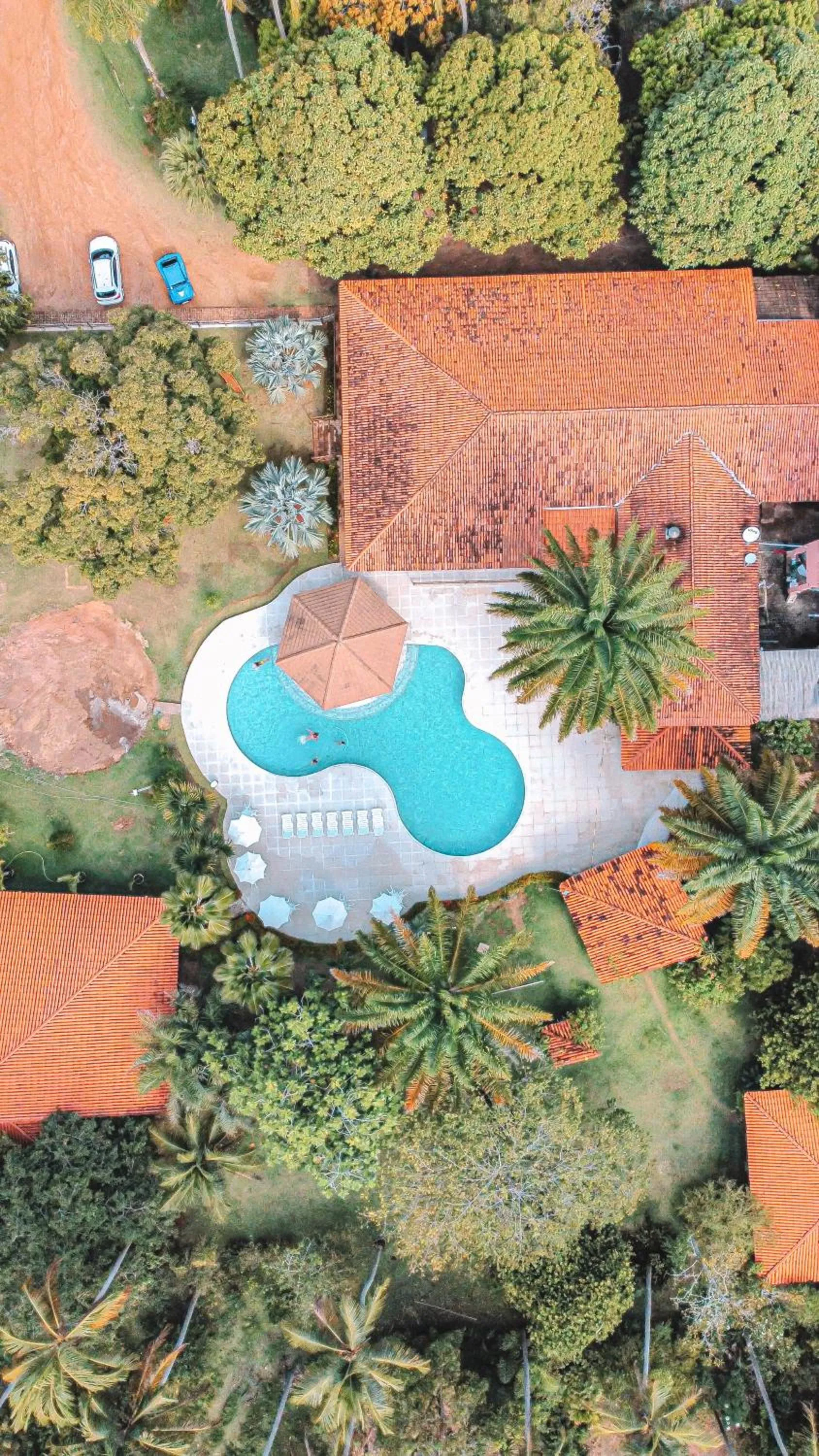 Swimming pool in Eco Pousada Paraíso dos Coqueirais