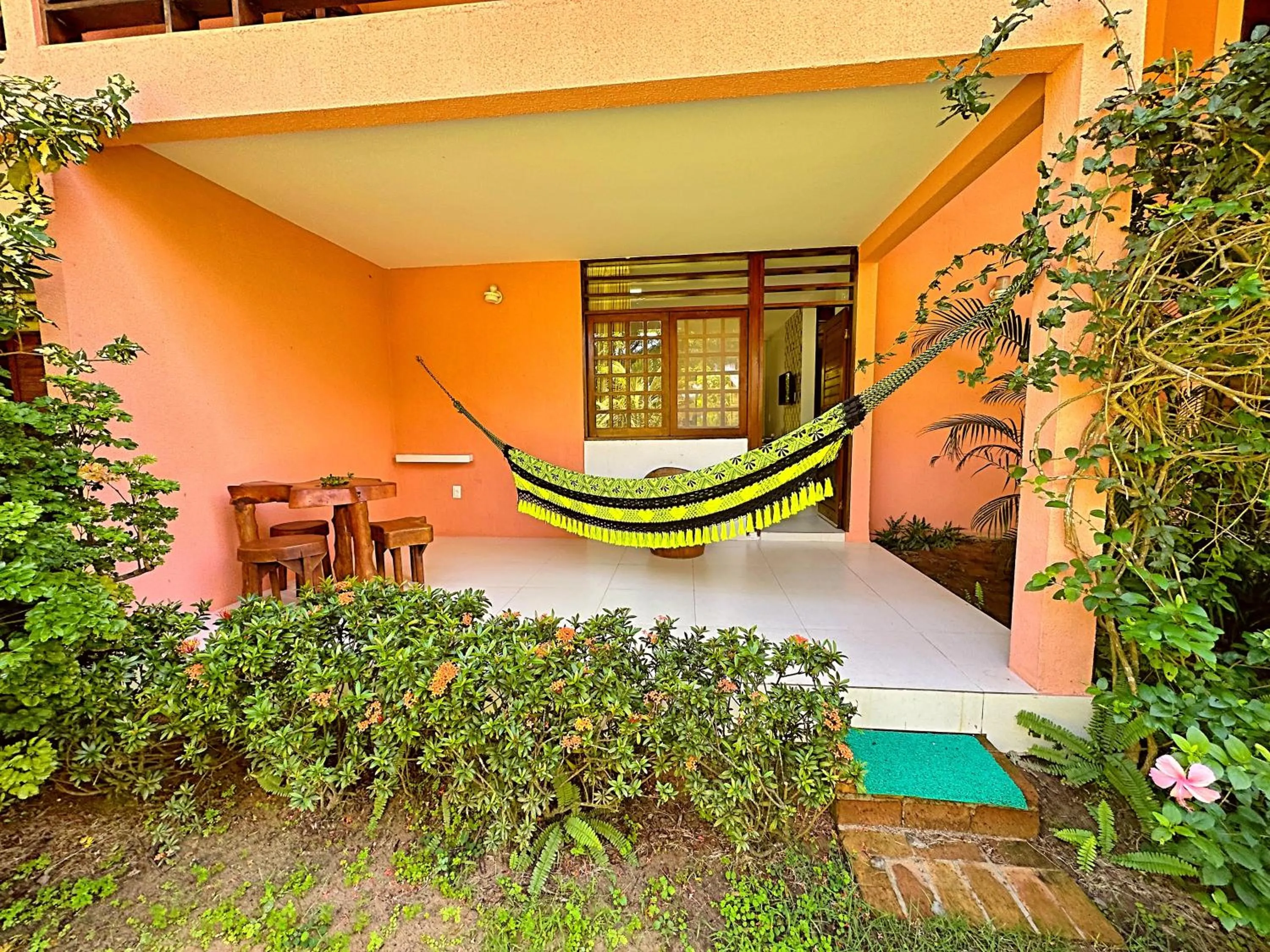 Balcony/Terrace in Eco Pousada Paraíso dos Coqueirais