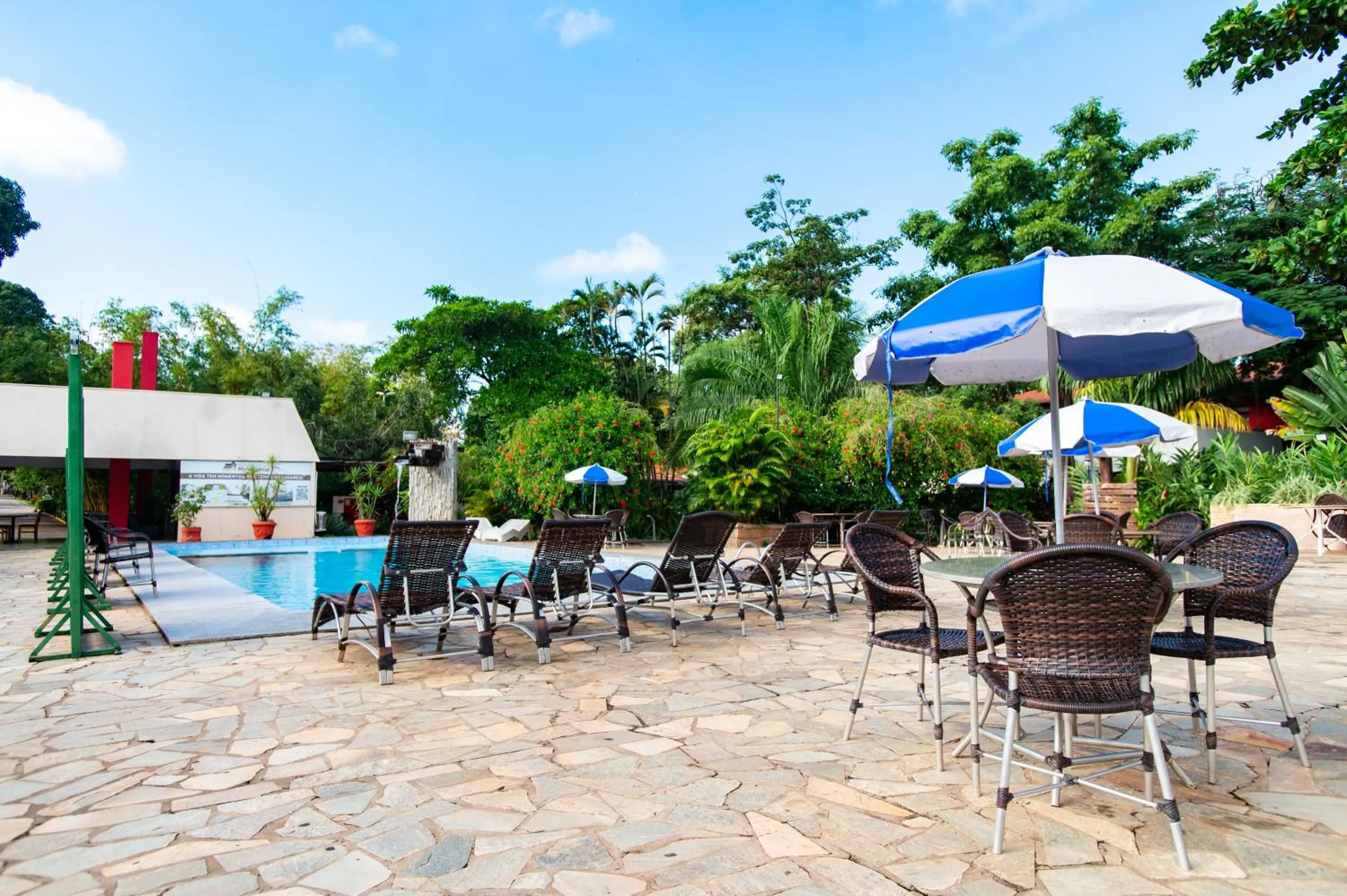 Swimming pool in Hotel Fazenda Mato Grosso