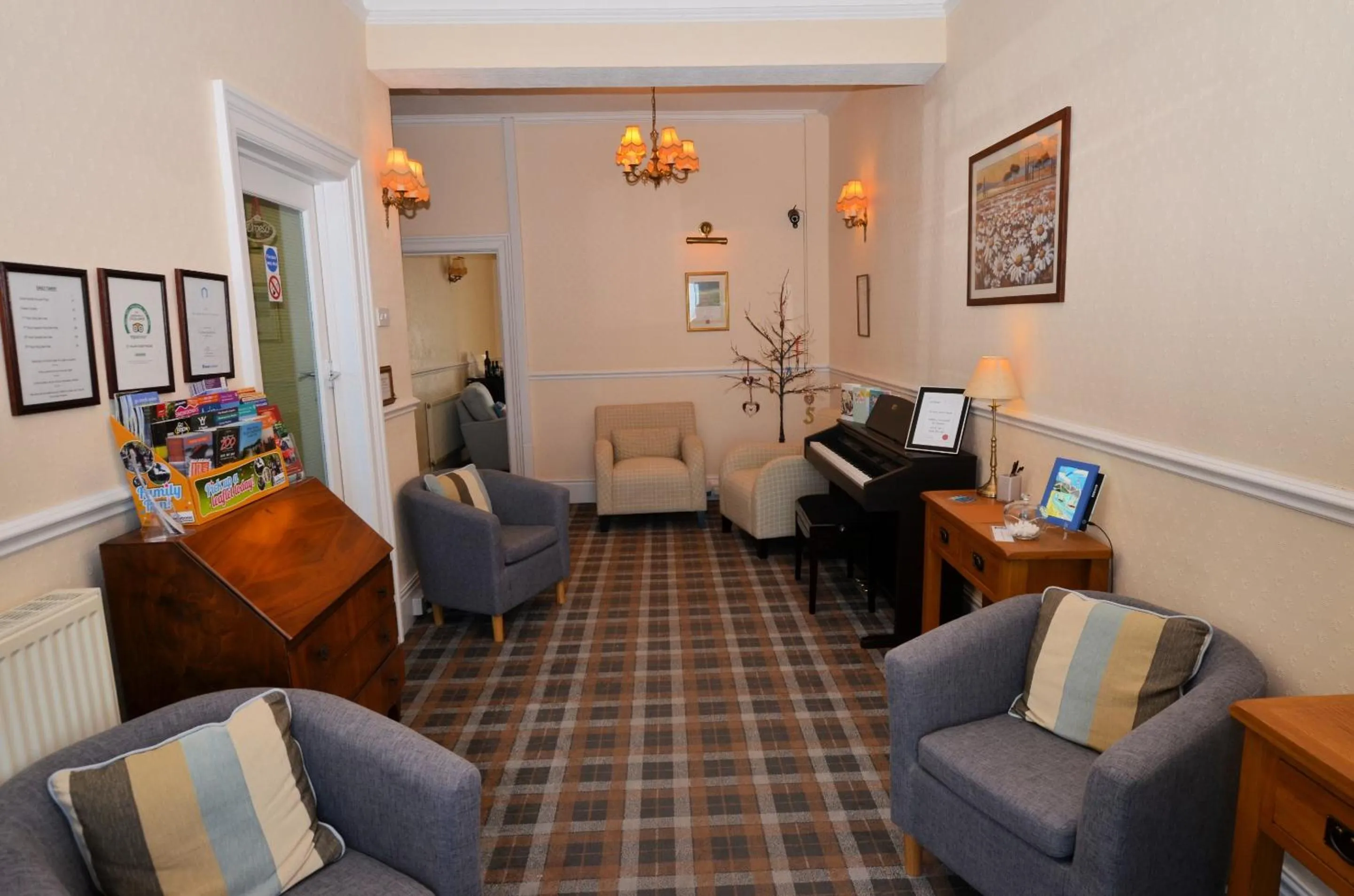 Lobby or reception in St. Hilary Guest House