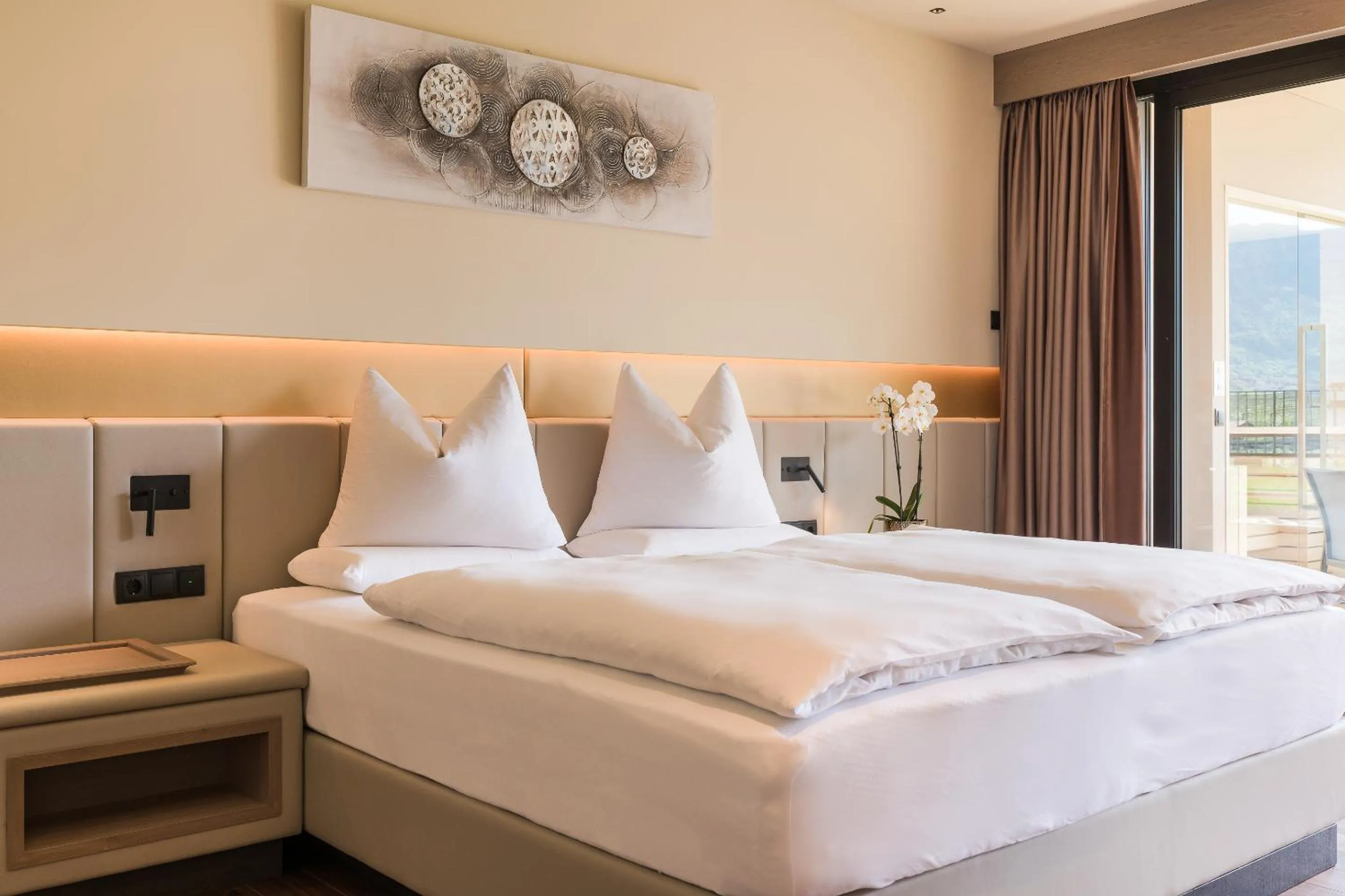 Decorative detail, Bed in Weinegg Wellviva Resort