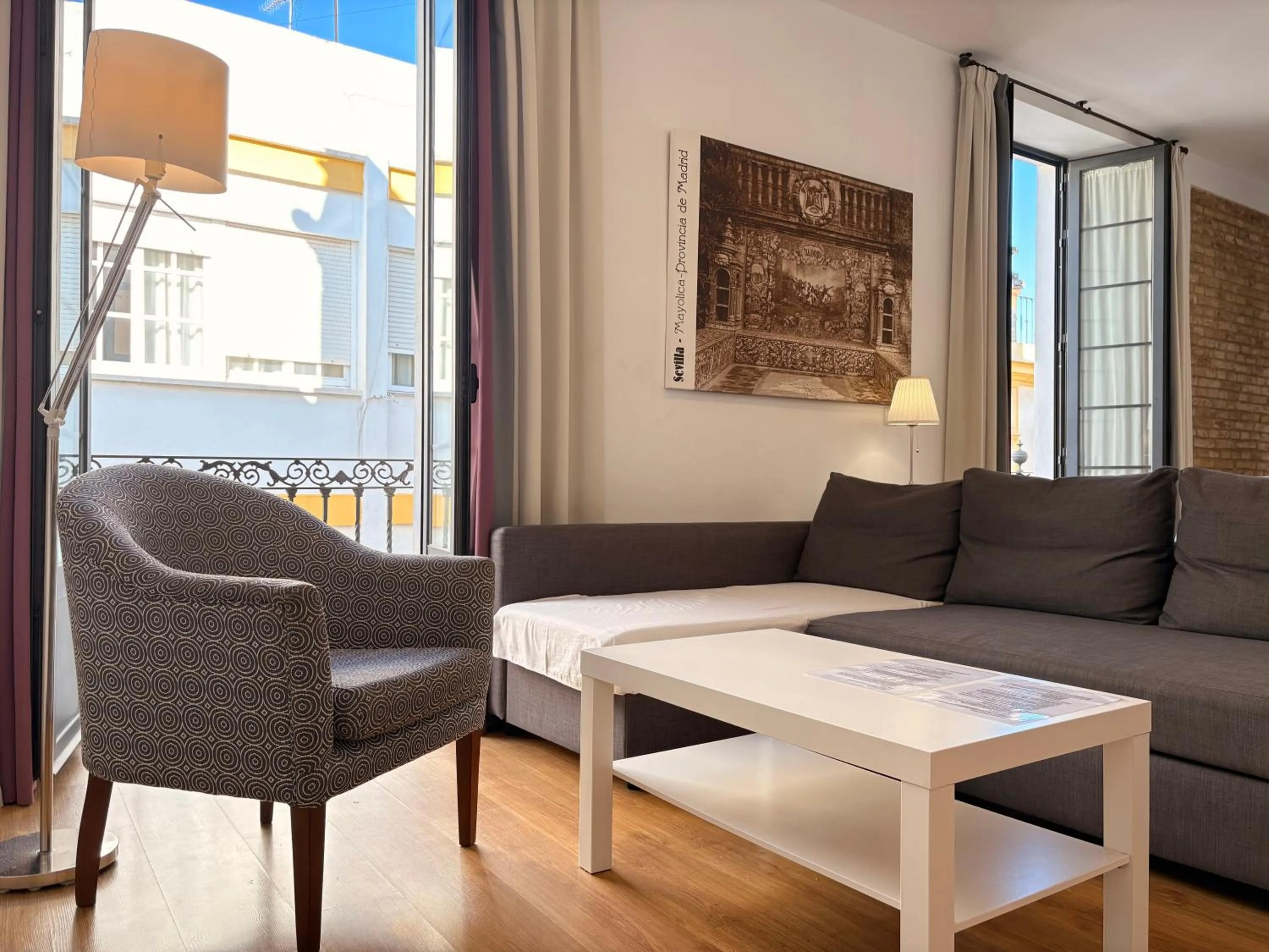 Living room in Life Apartments Alberto Lista