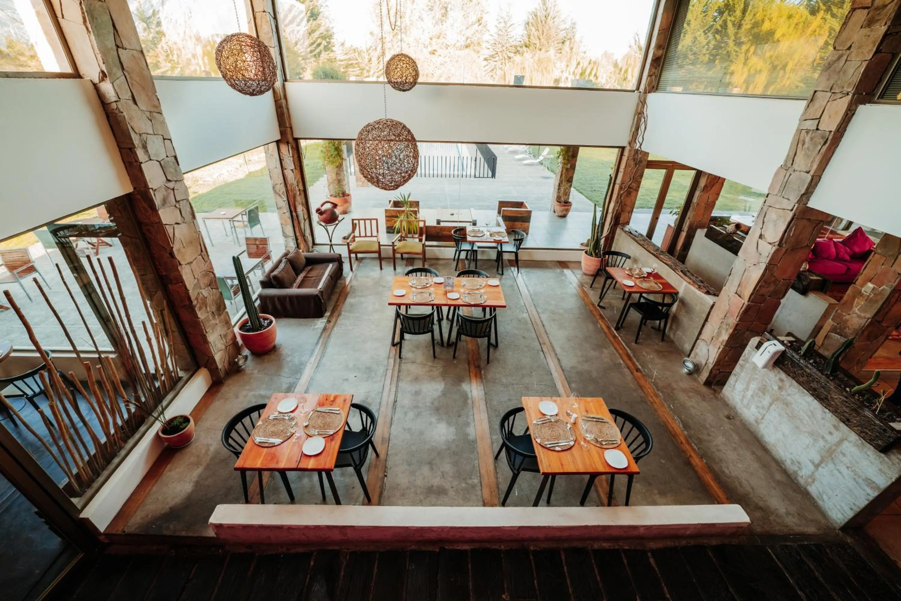 Seating area in Hotel Limari