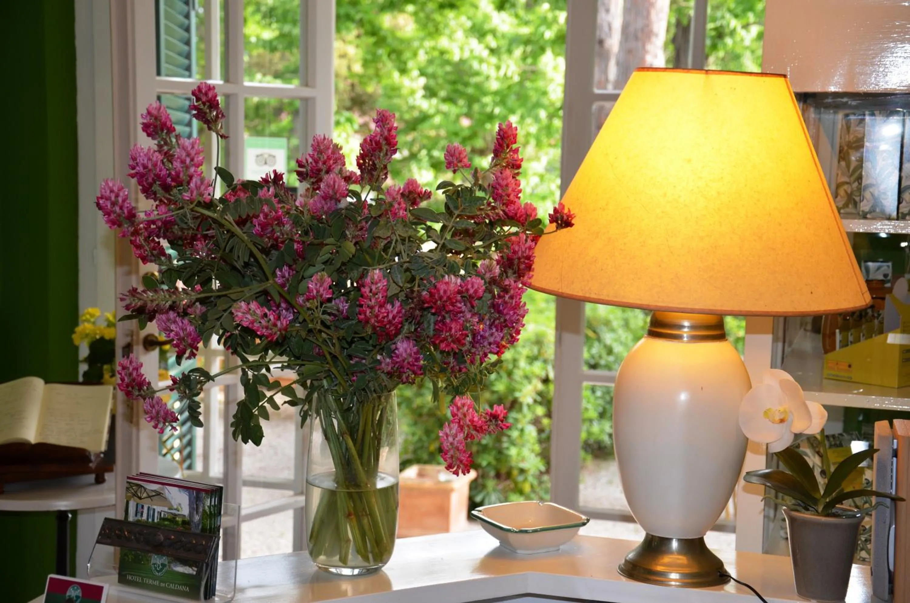 Lobby or reception in Villa Terme Di Caldana B&B