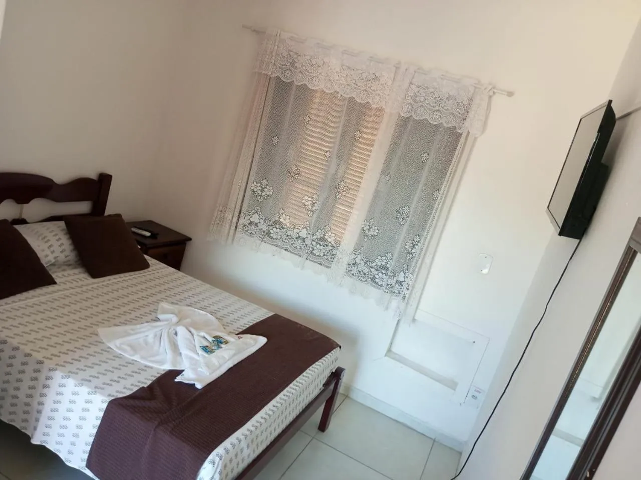 Bed in Hotel Águas Vivas