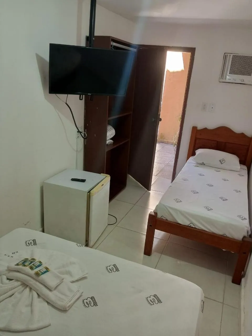 Bed in Hotel Águas Vivas