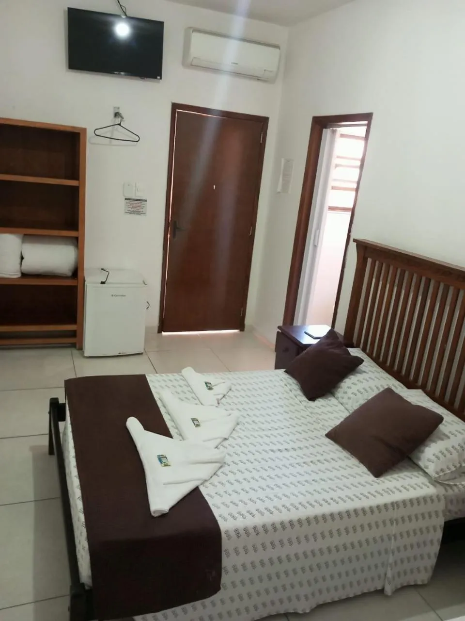 Bed in Hotel Águas Vivas