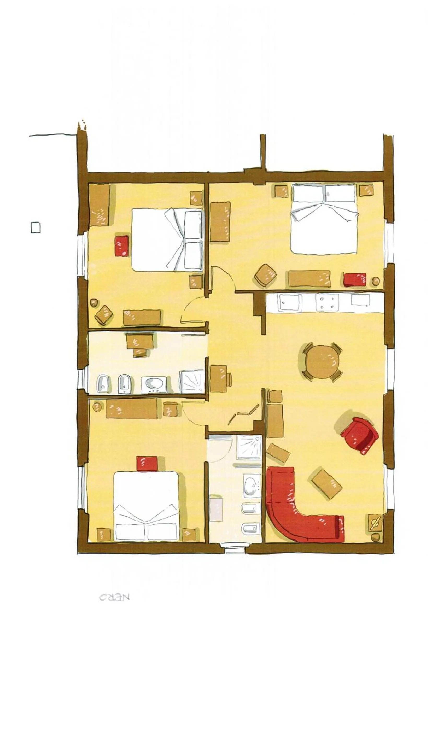 Floor plan in Rinidia Bio