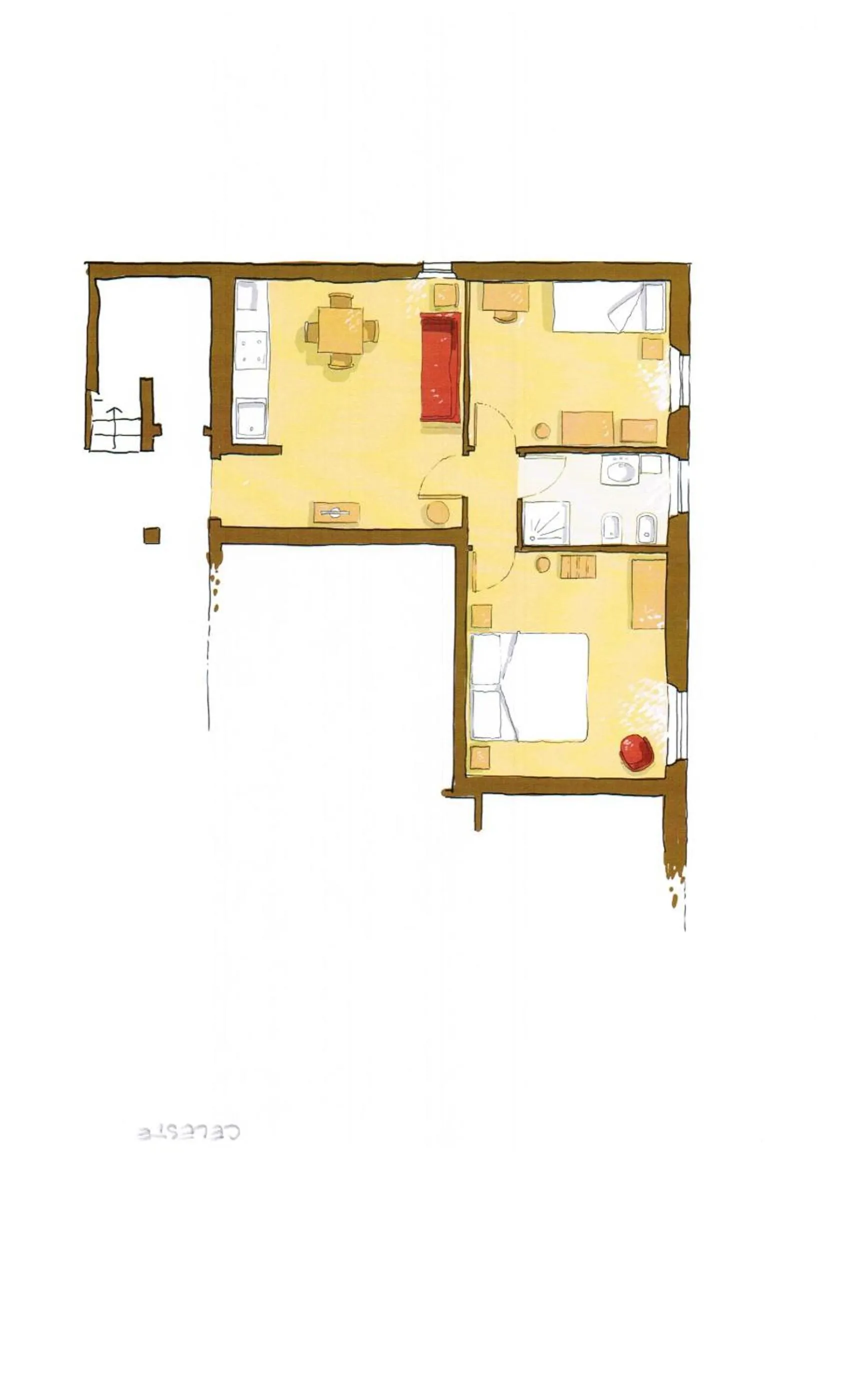 Floor plan in Rinidia Bio