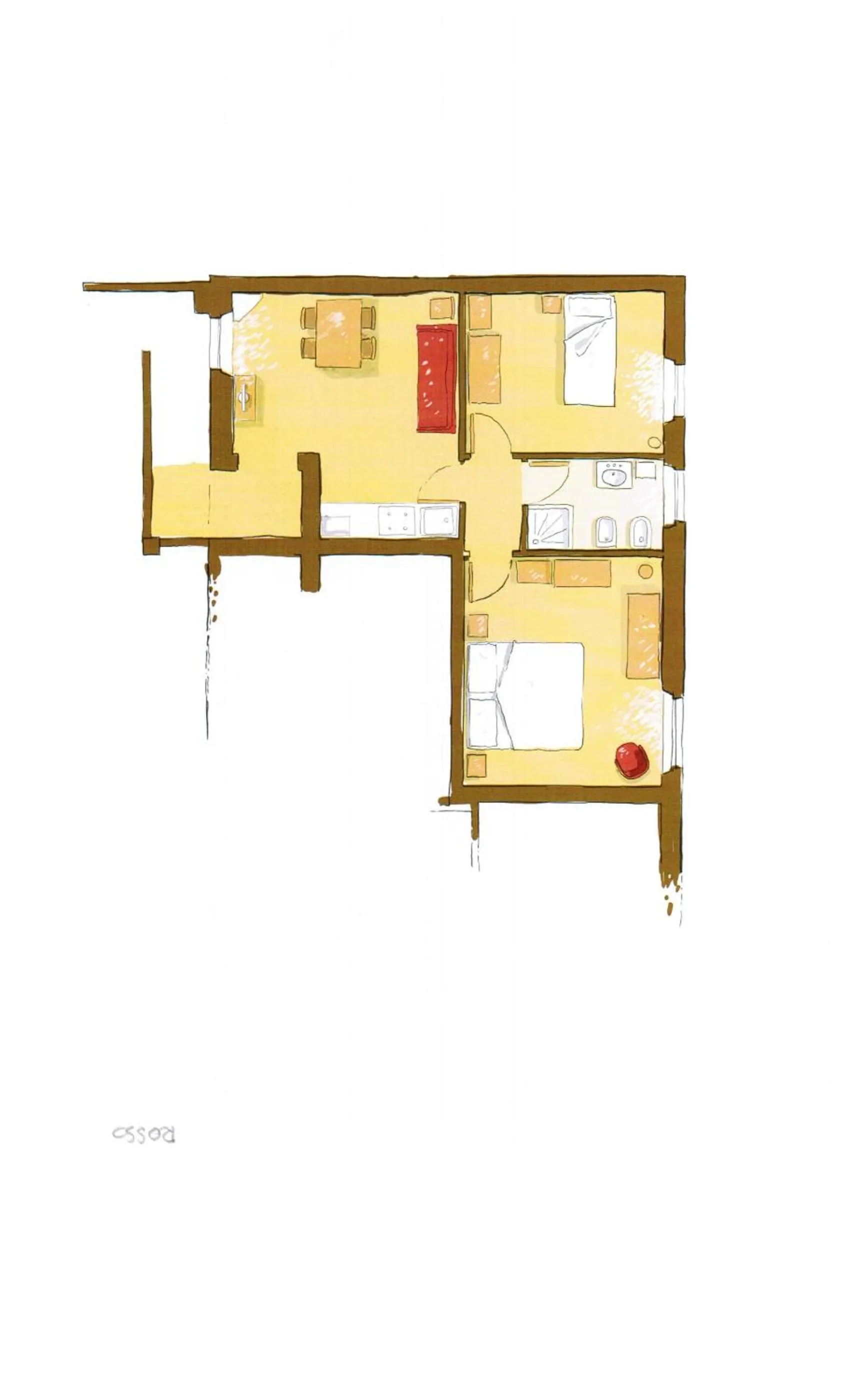 Floor plan in Rinidia Bio