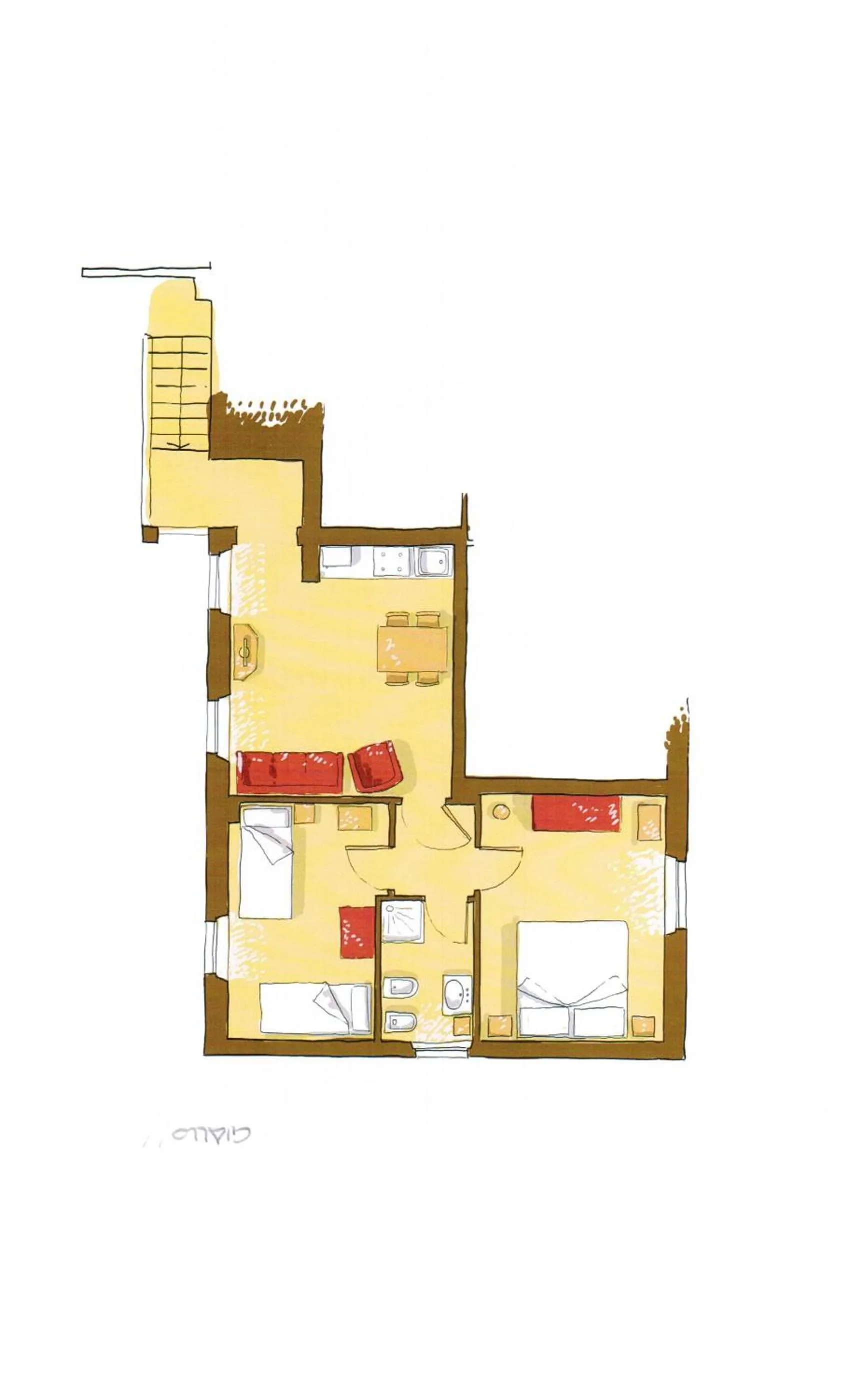 Floor plan in Rinidia Bio