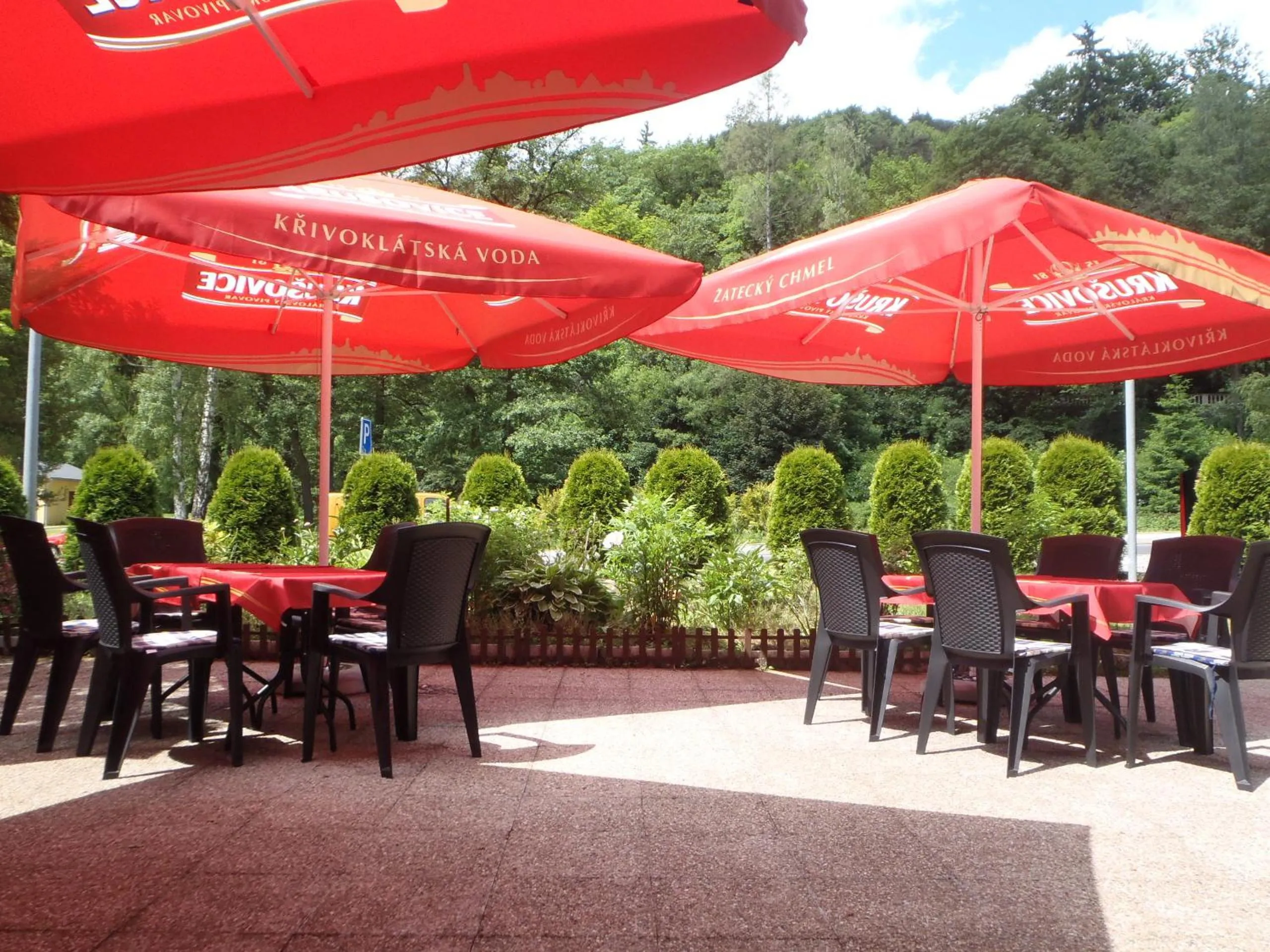 Patio in Hotel Bazant