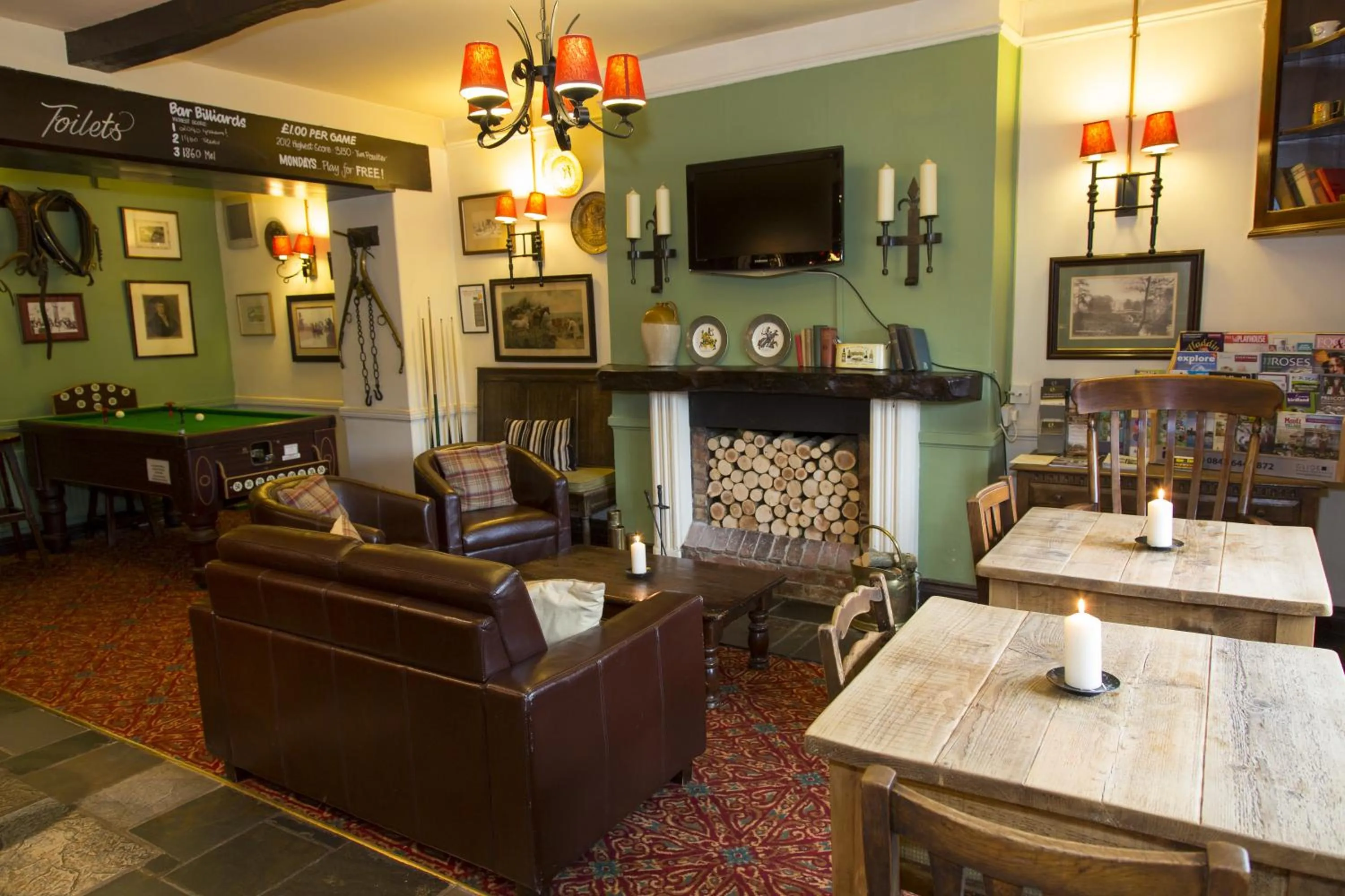 Restaurant/places to eat in The Colesbourne Inn