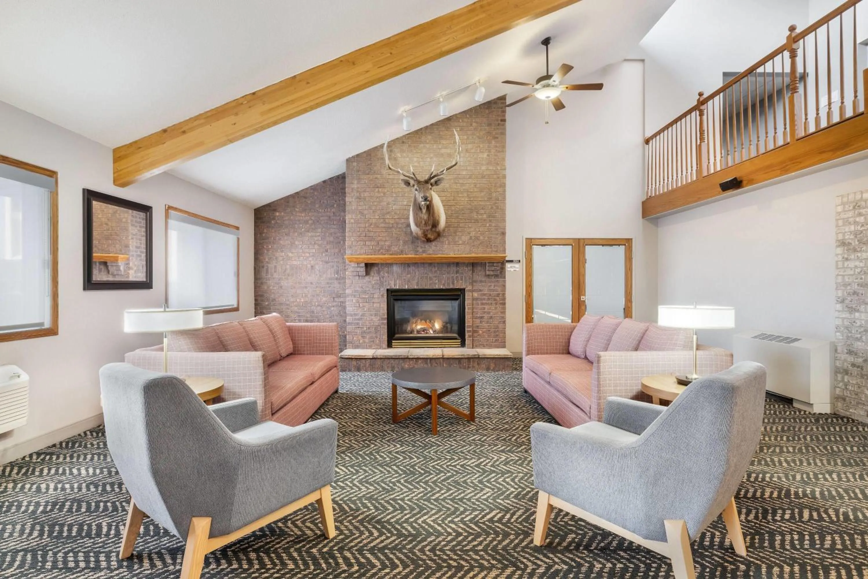 Lobby or reception in AmericInn by Wyndham Valley City Conference Center