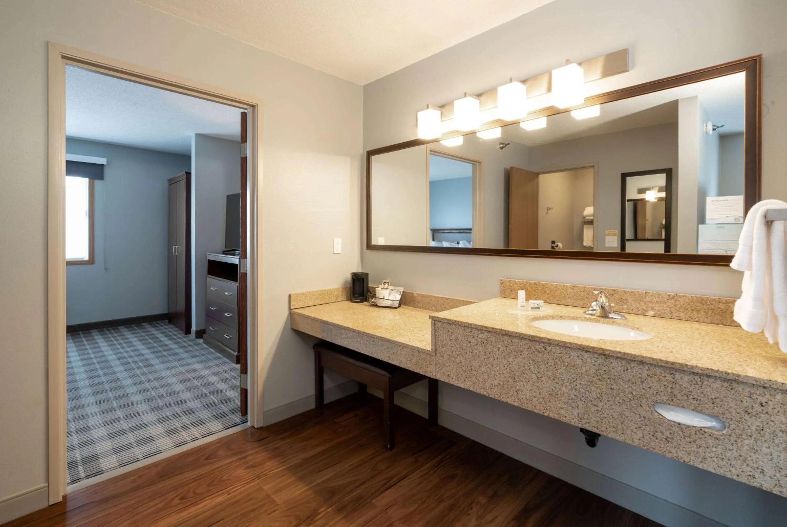Bathroom in AmericInn by Wyndham Valley City Conference Center