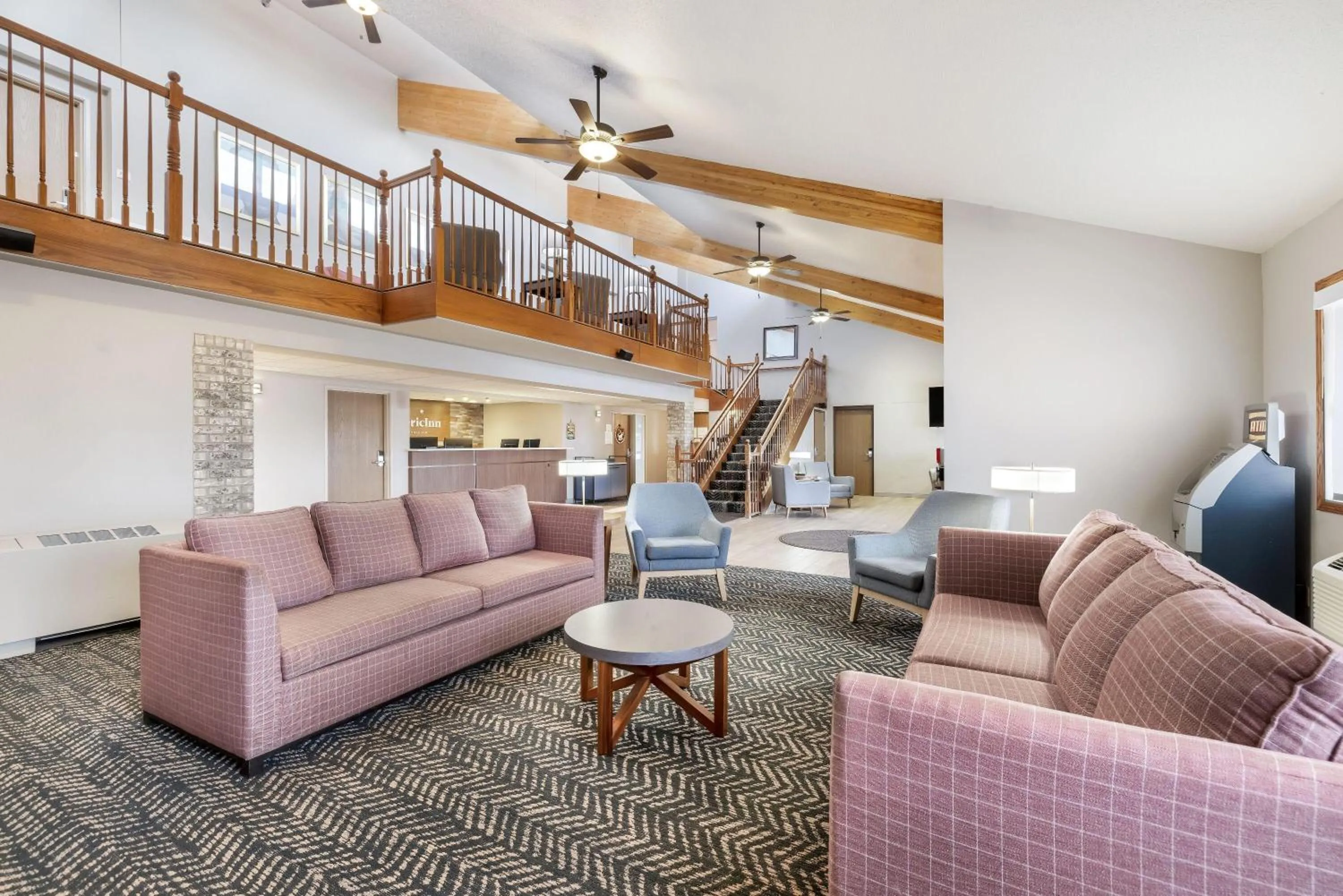 Lobby or reception in AmericInn by Wyndham Valley City Conference Center