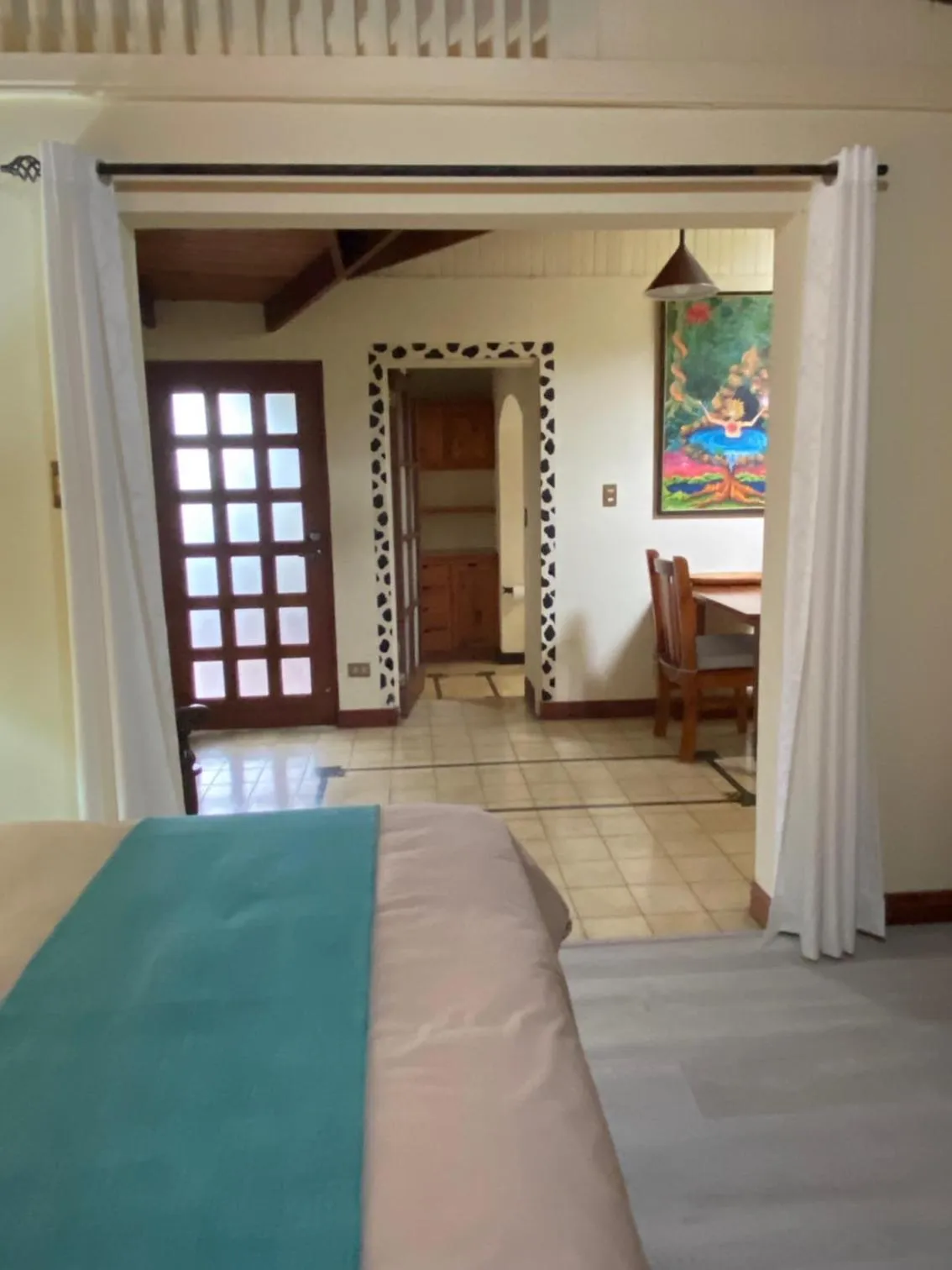 Bed in Tierra Magica B&B and Art Studio