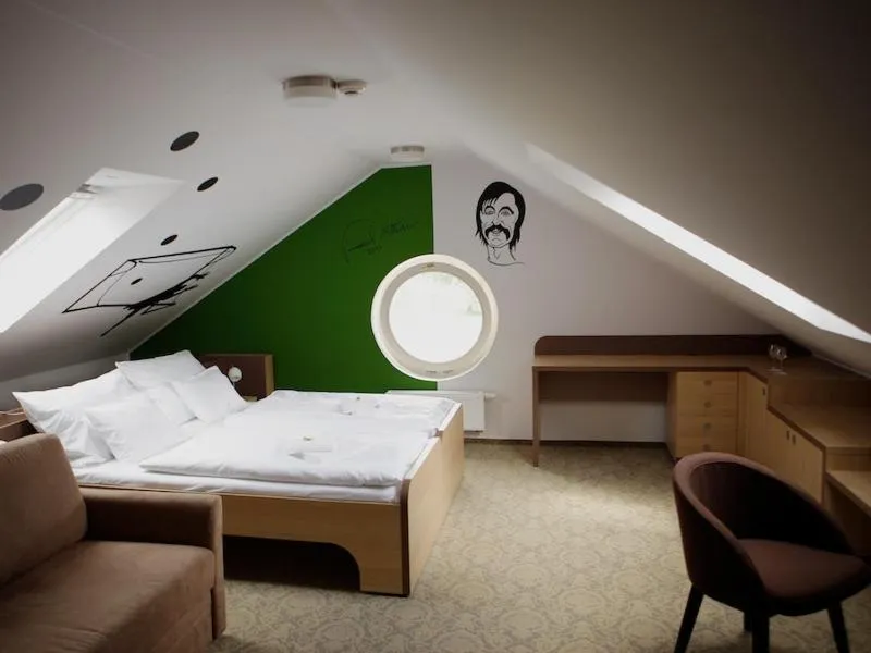 Bed in Hotel Zámek Berchtold