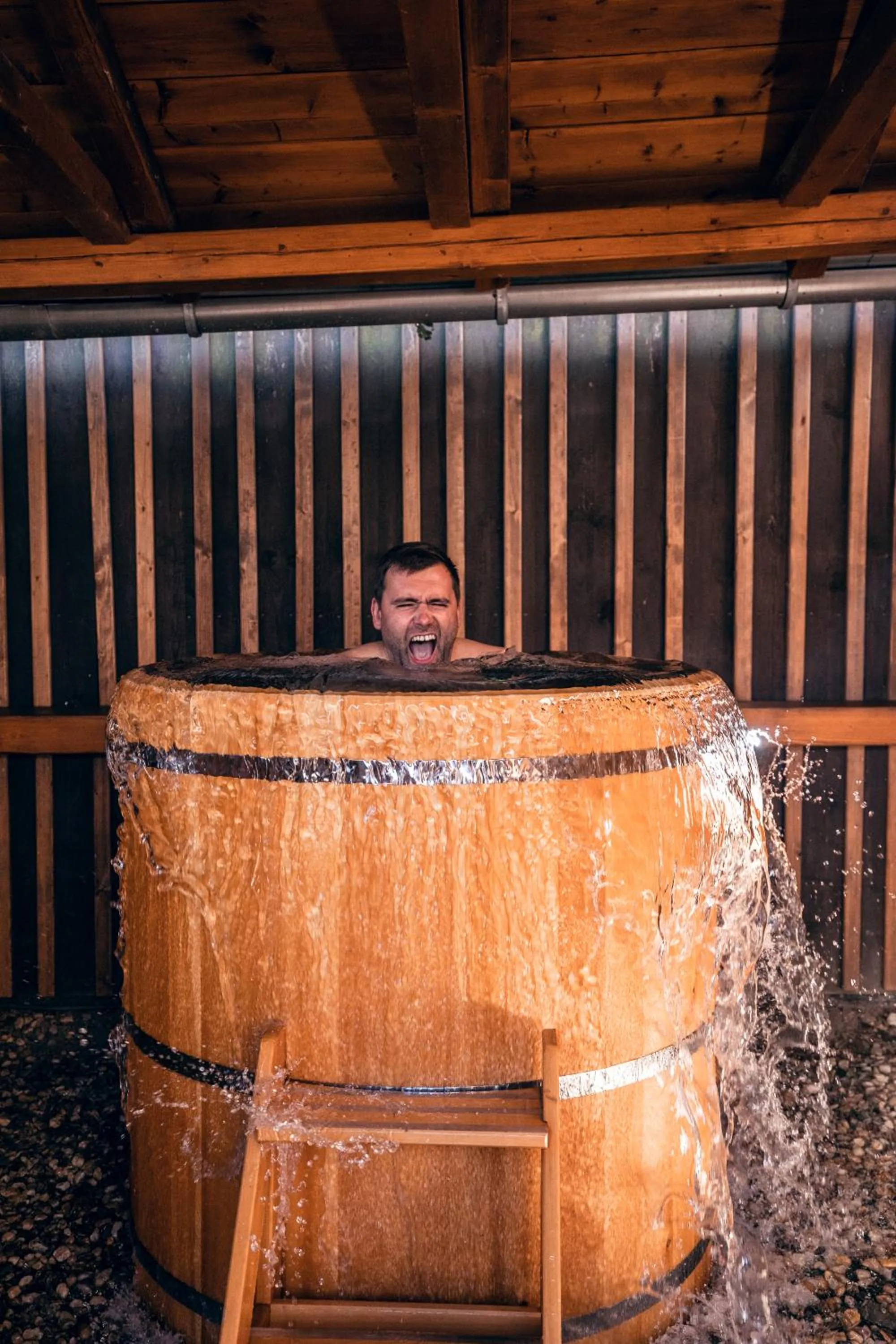 Sauna in Apartmán-Hotel Jítravský Dvorec