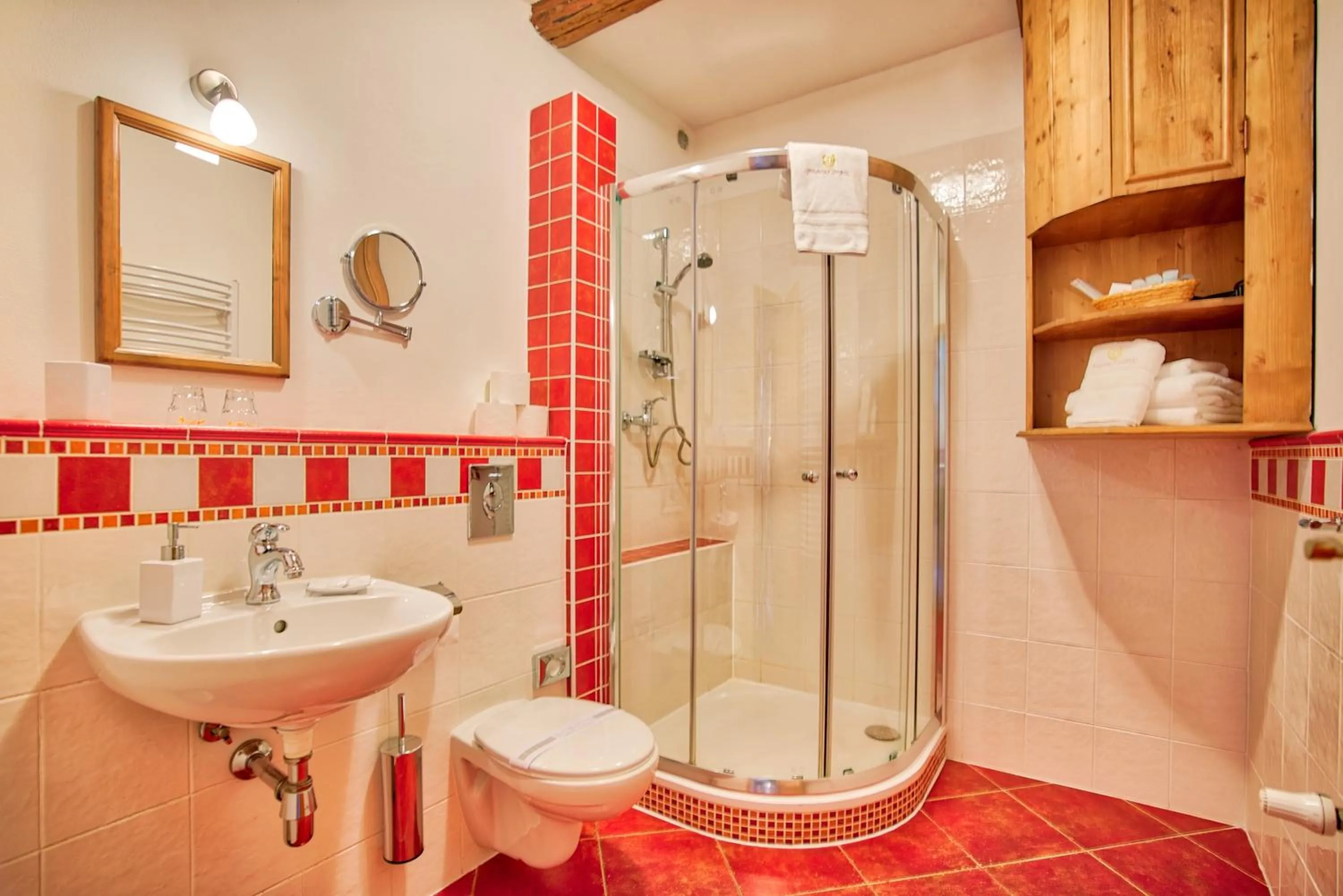 Shower in Apartmán-Hotel Jítravský Dvorec