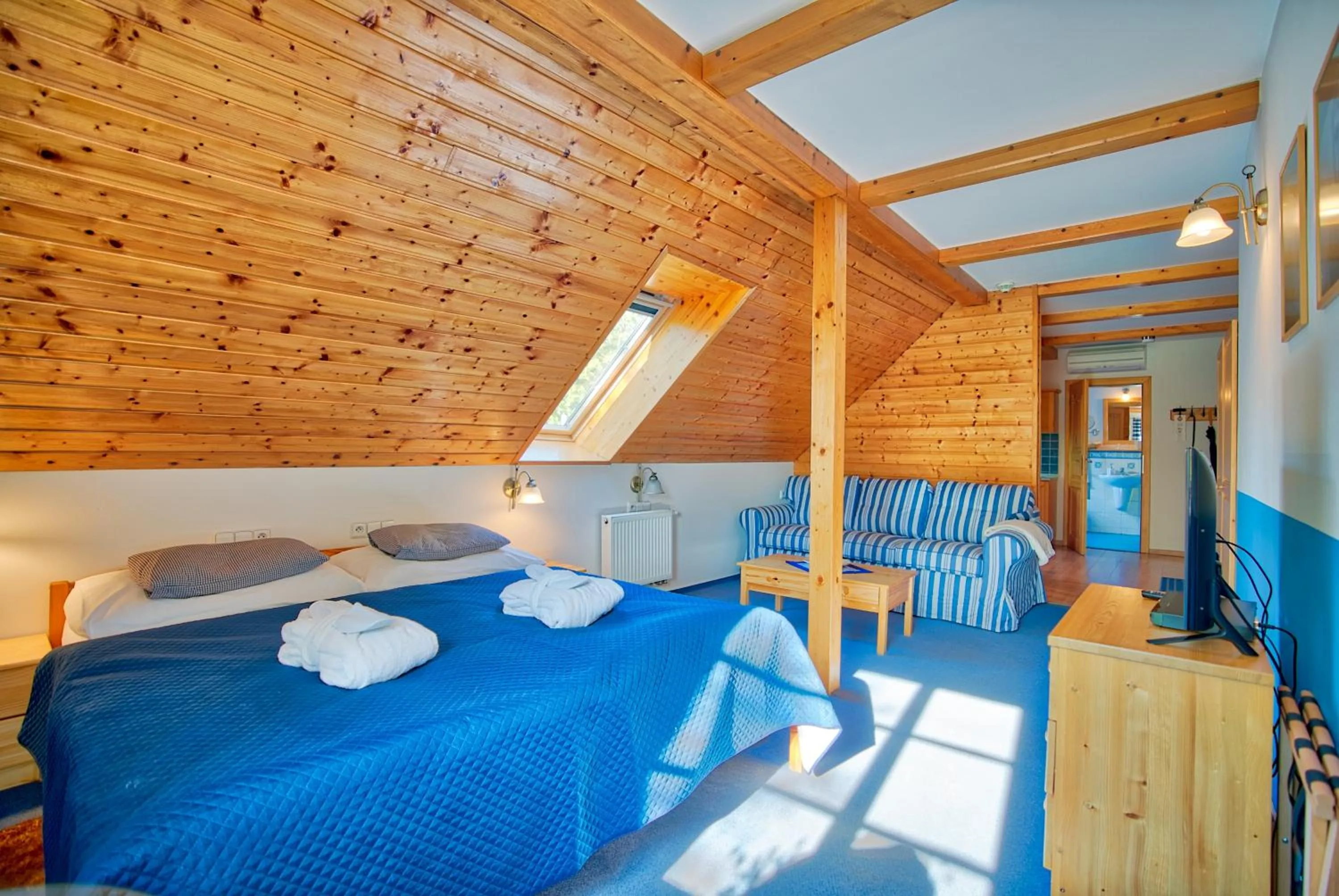 Bed in Apartmán-Hotel Jítravský Dvorec