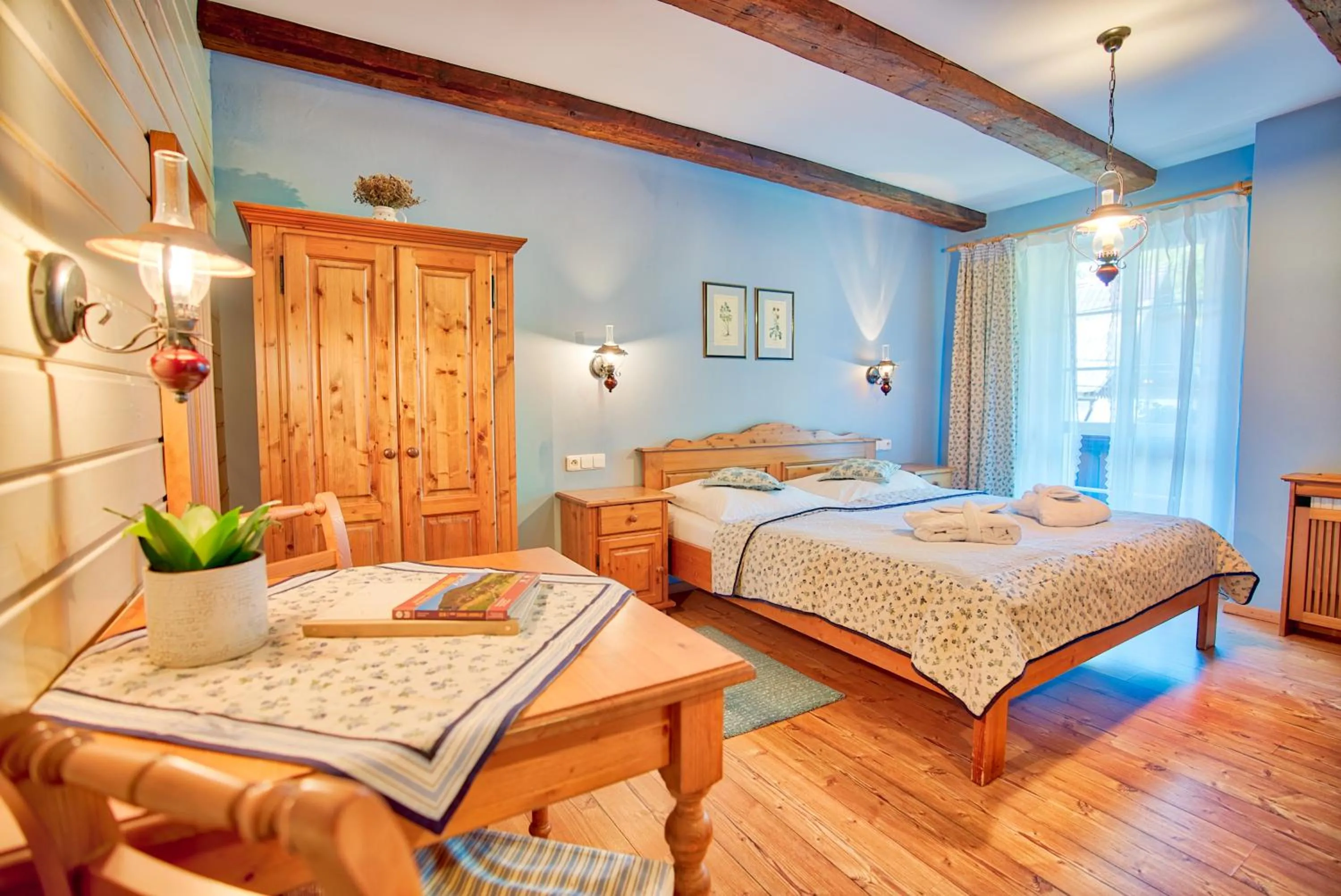 Bed in Apartmán-Hotel Jítravský Dvorec