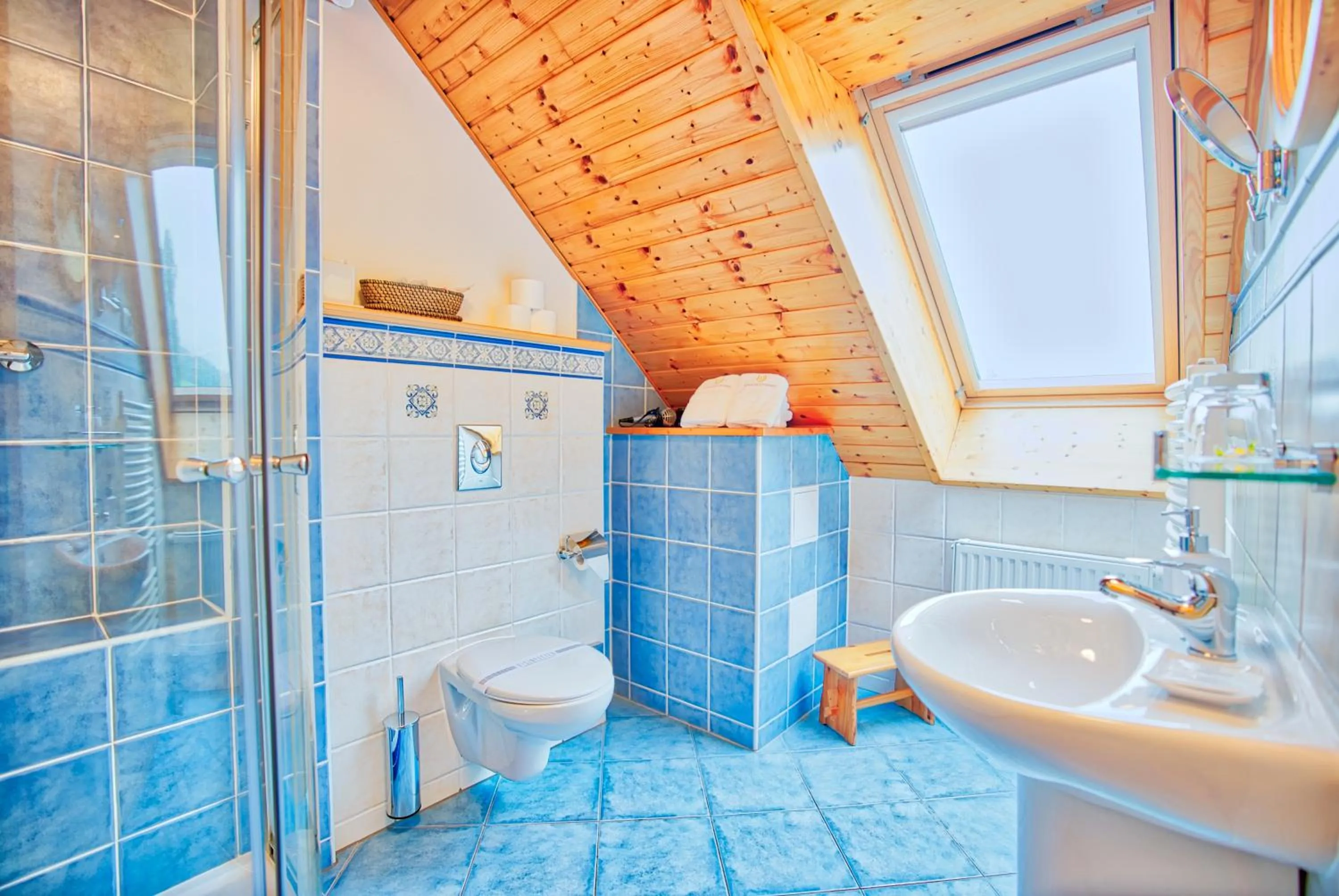 Shower in Apartmán-Hotel Jítravský Dvorec