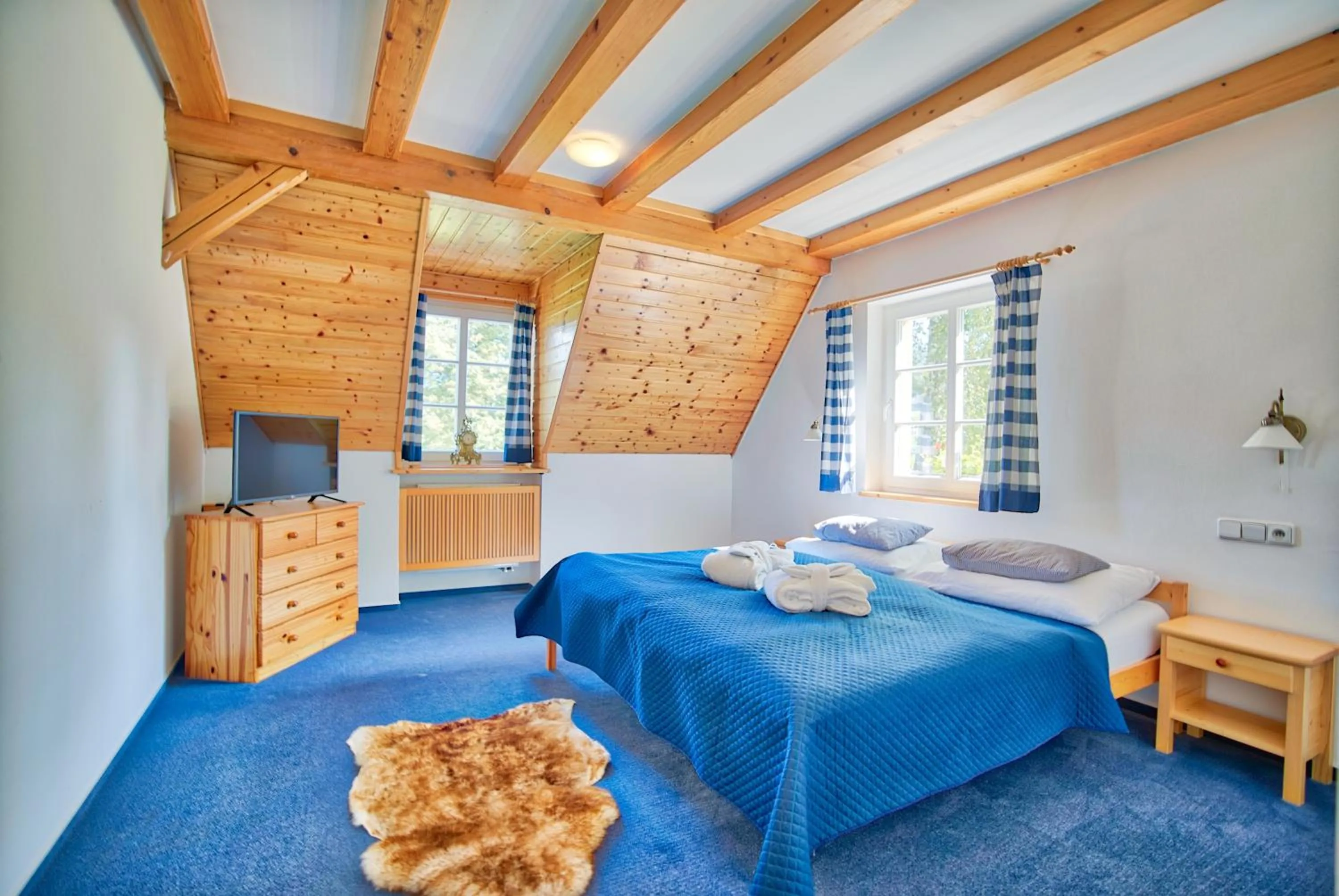 Bed in Apartmán-Hotel Jítravský Dvorec