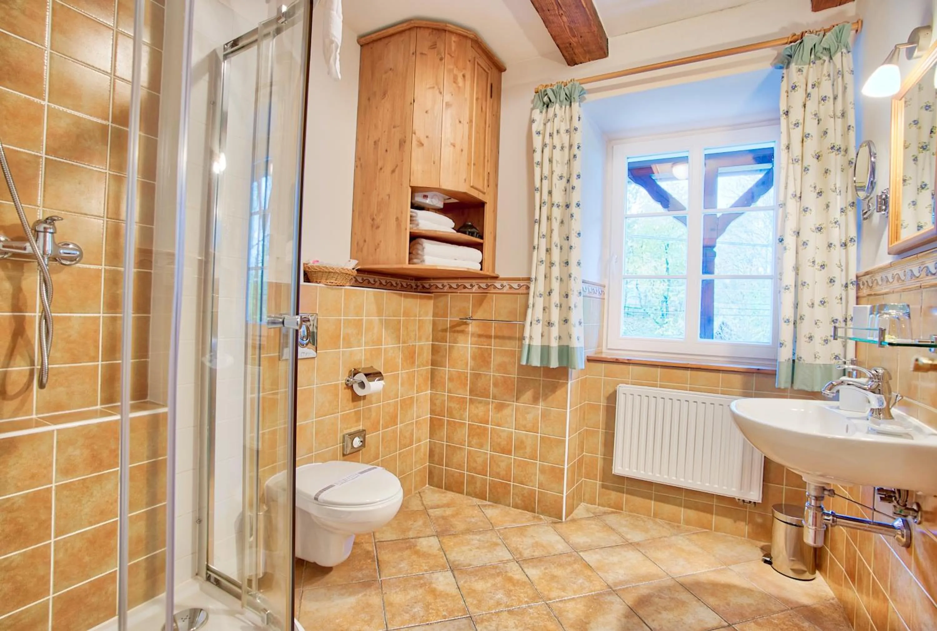 Shower in Apartmán-Hotel Jítravský Dvorec