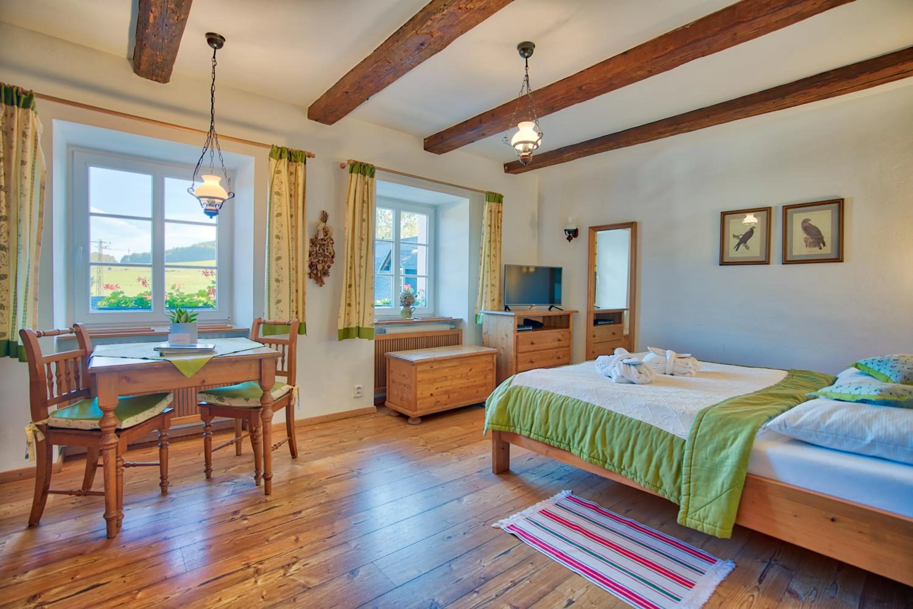 Bed in Apartmán-Hotel Jítravský Dvorec