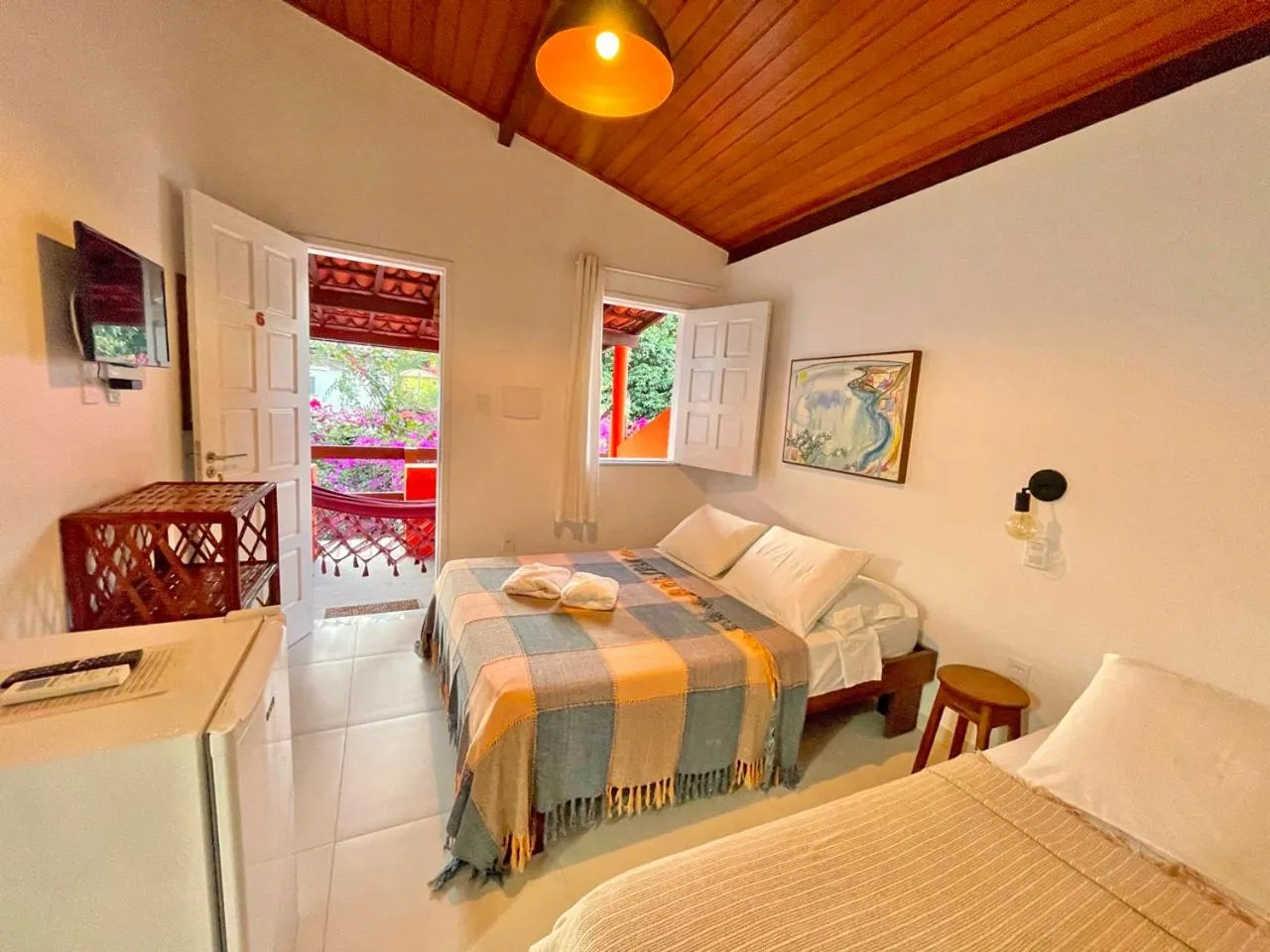 Photo of the whole room, Bed in Pousada Aconchego