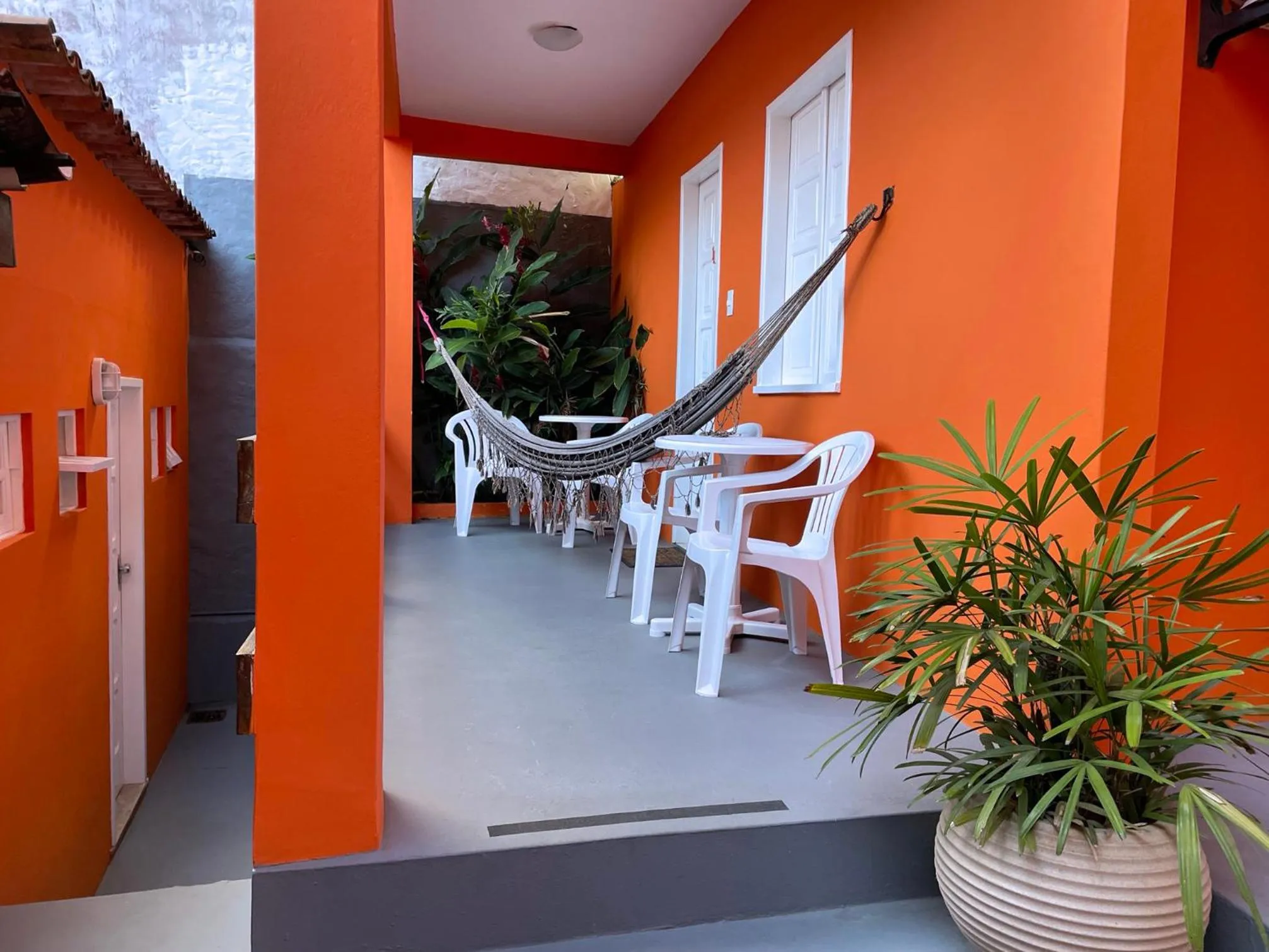 Patio in Pousada Aconchego