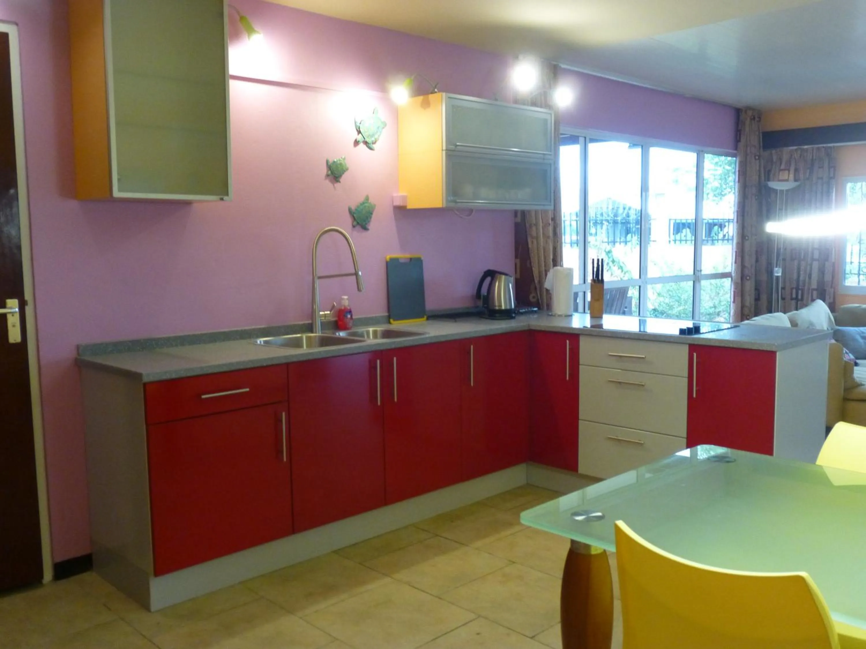 Kitchen or kitchenette in Kekemba Apartments Paramaribo