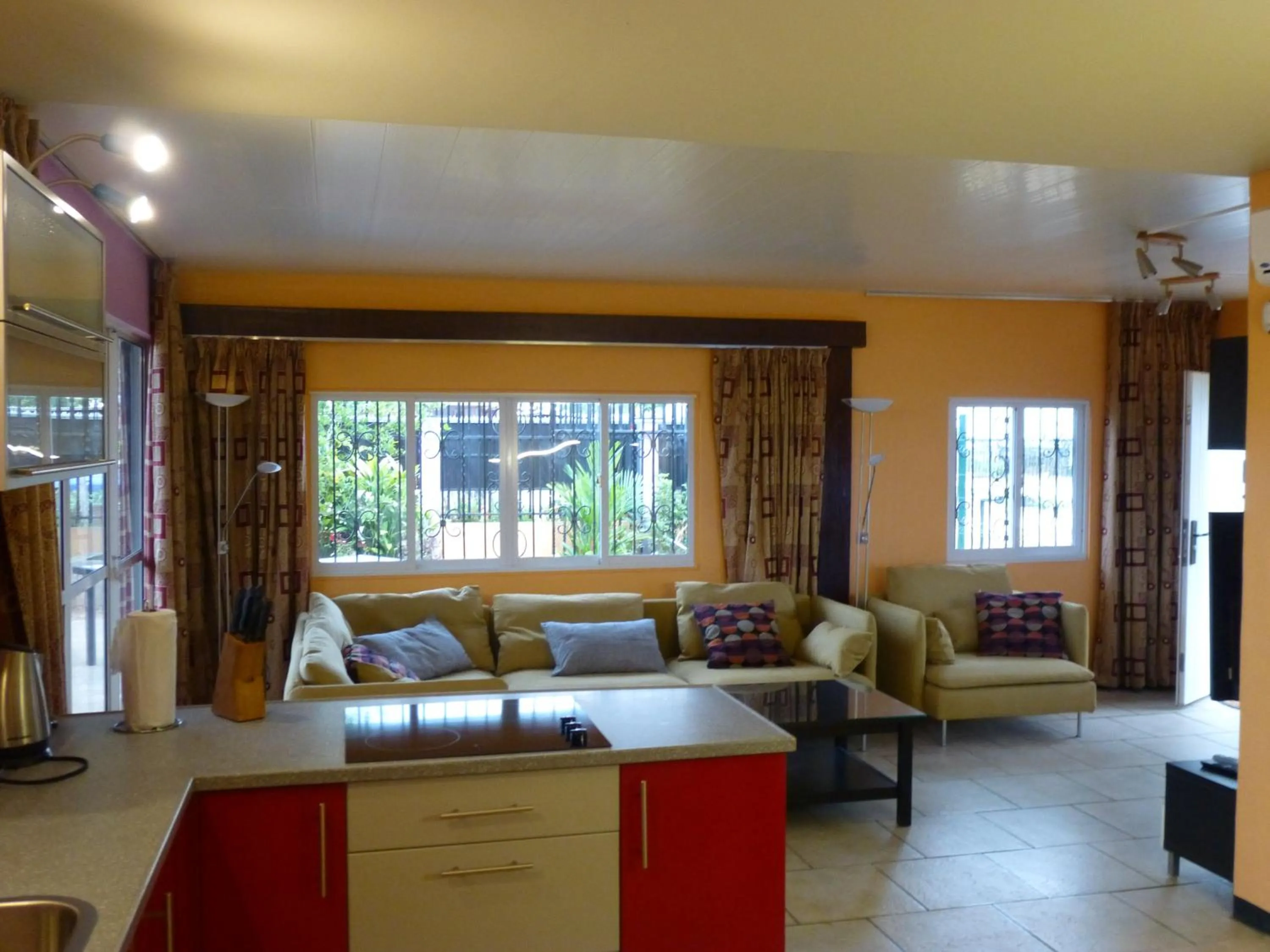 Living room in Kekemba Apartments Paramaribo