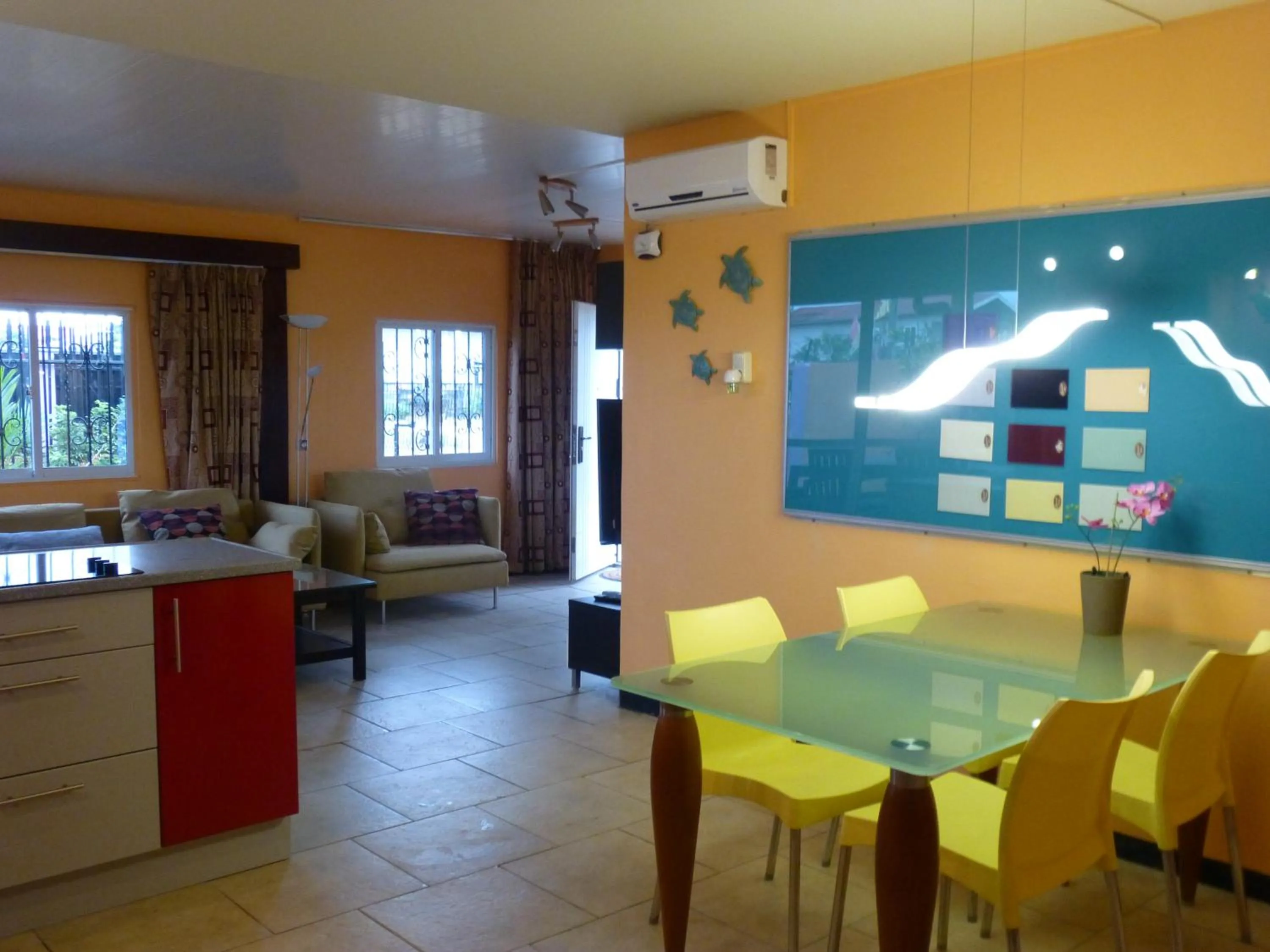 Living room in Kekemba Apartments Paramaribo