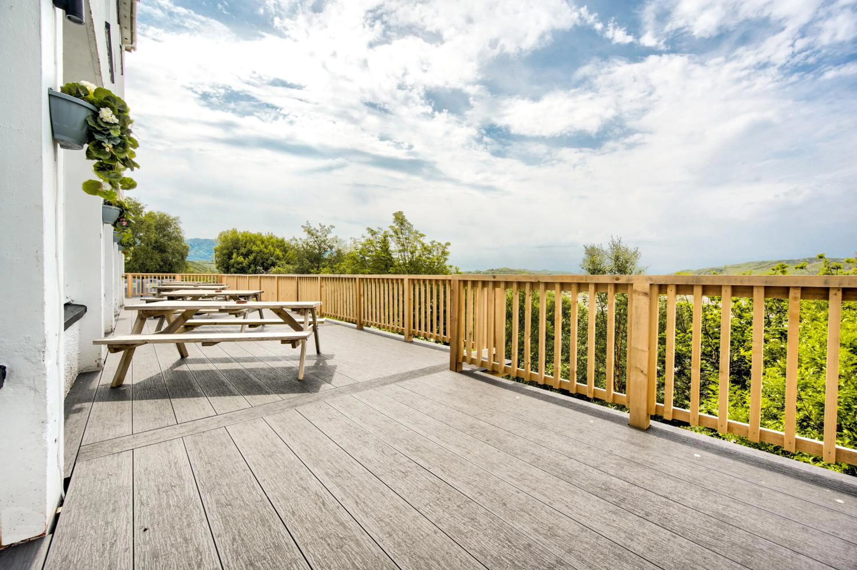 Patio in The Morar Hotel
