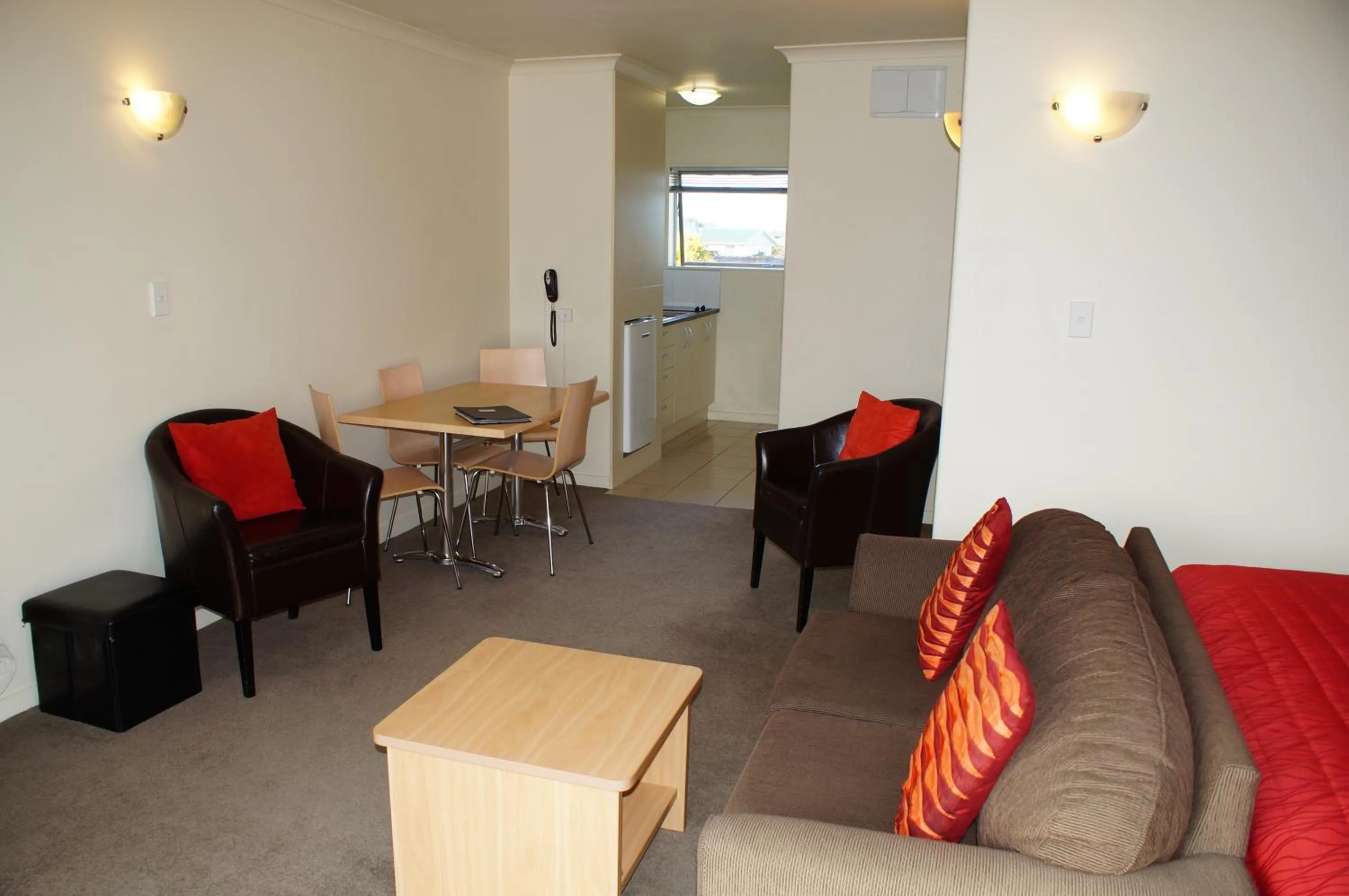 Living room in Taylors Motel