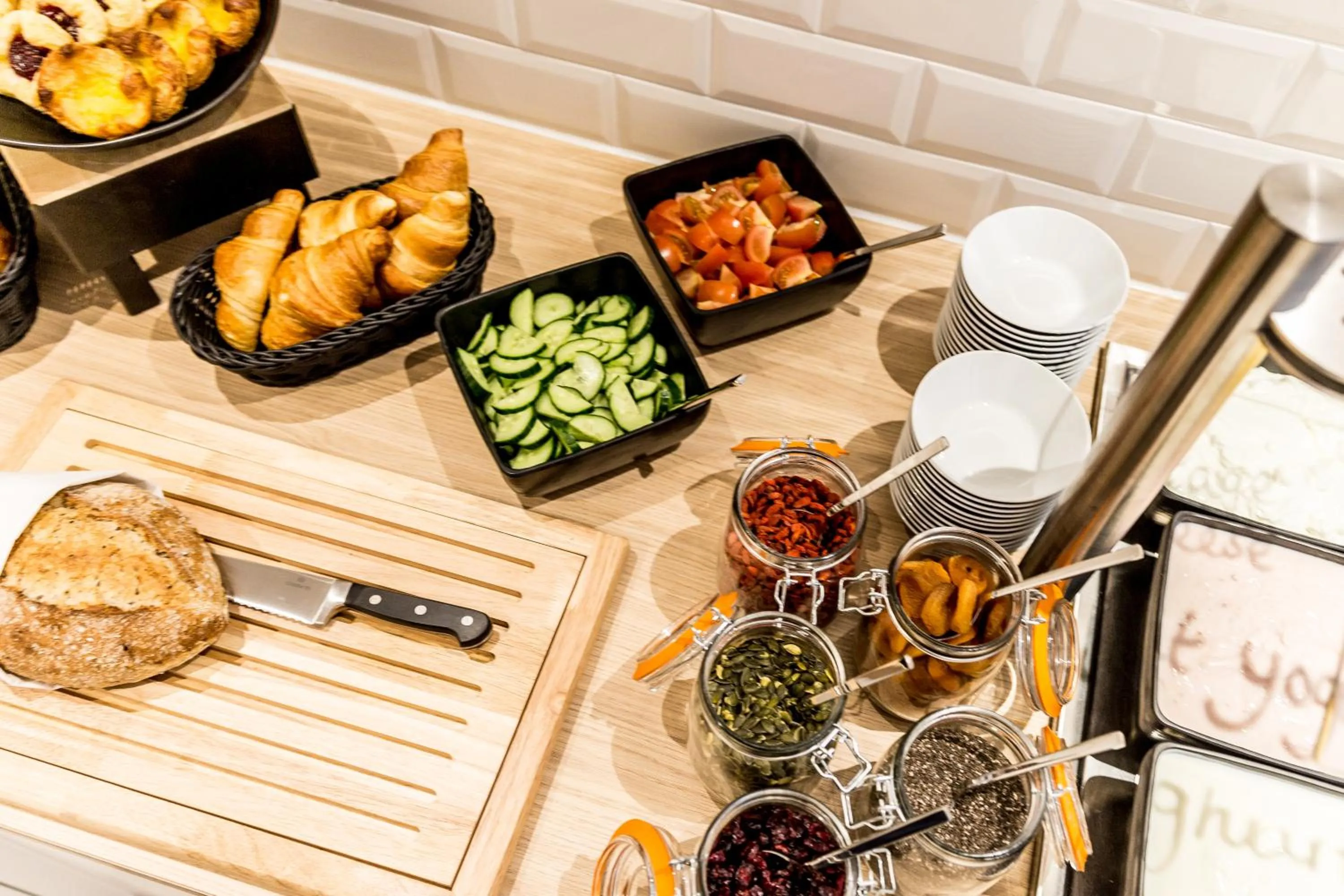 Buffet breakfast in Holiday Inn - the niu, Hide Berlin Friedrichshain by IHG