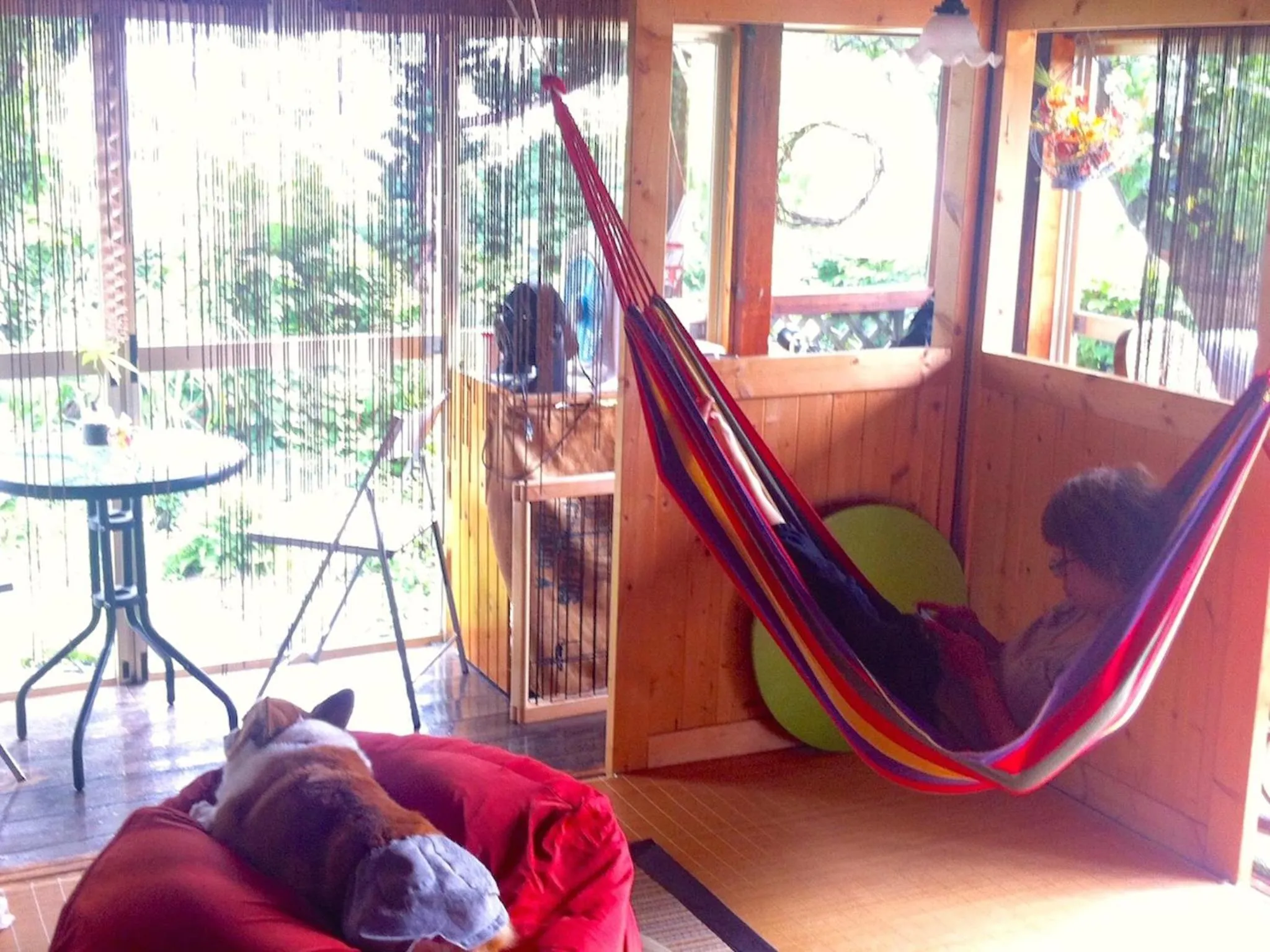 Communal lounge/ TV room in The Otaornai Backpacker's Hostel Morinoki